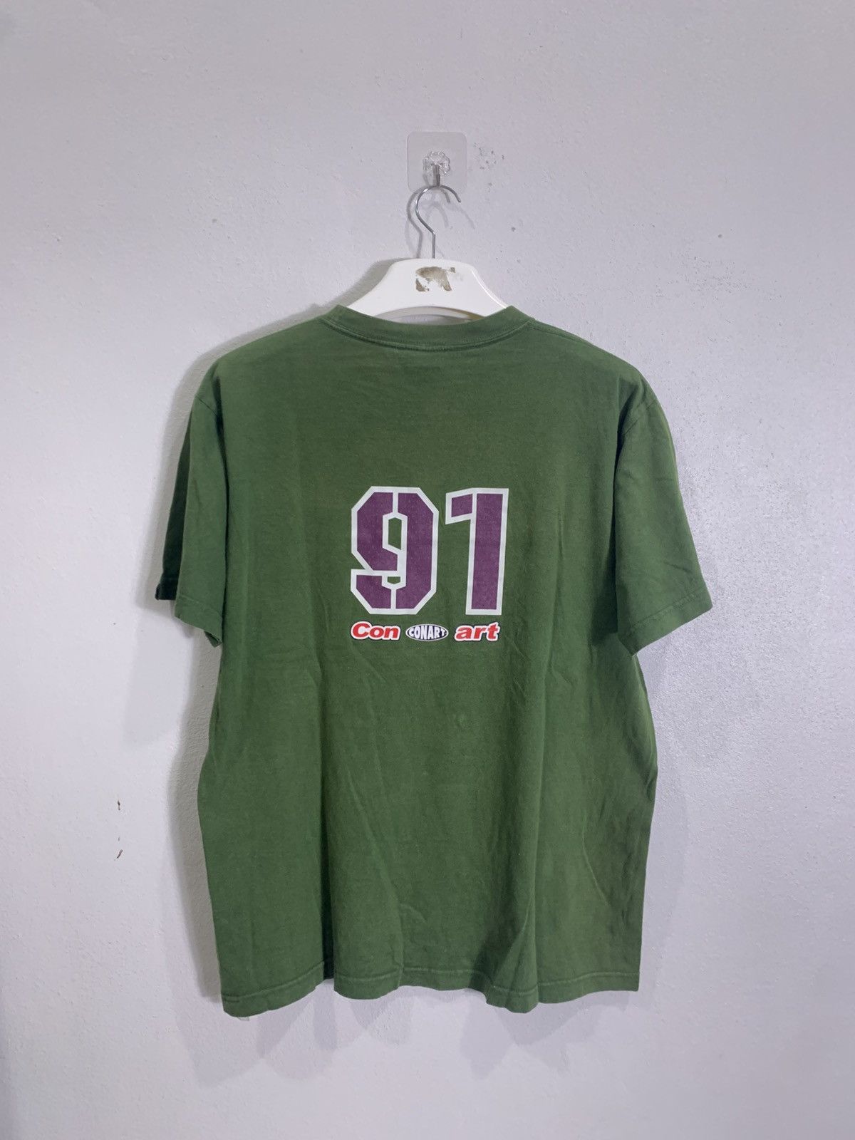 Japanese Brand Vintage 1990’s Con Art Skate T-shirt Size US L / EU 52-54 / 3 - 2 Thumbnail