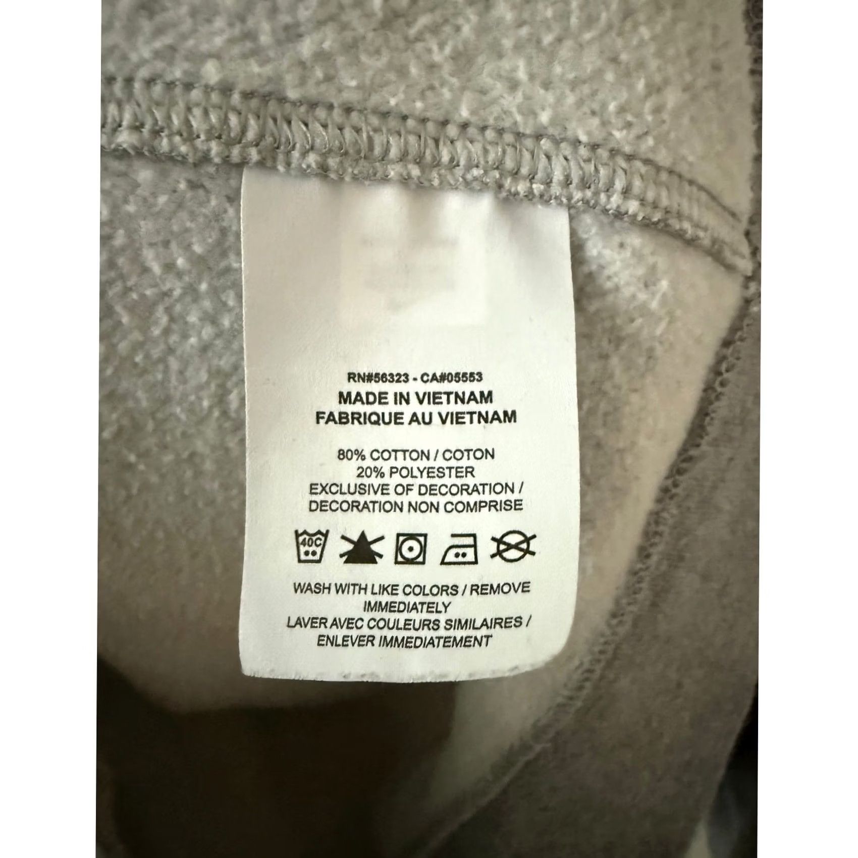 Nike Nike Unisex Gray Embroidered Logo Fleece Lined Long Sleeve Crew Neck Sweatshirt M Size US M / EU 48-50 / 2 - 5 Thumbnail