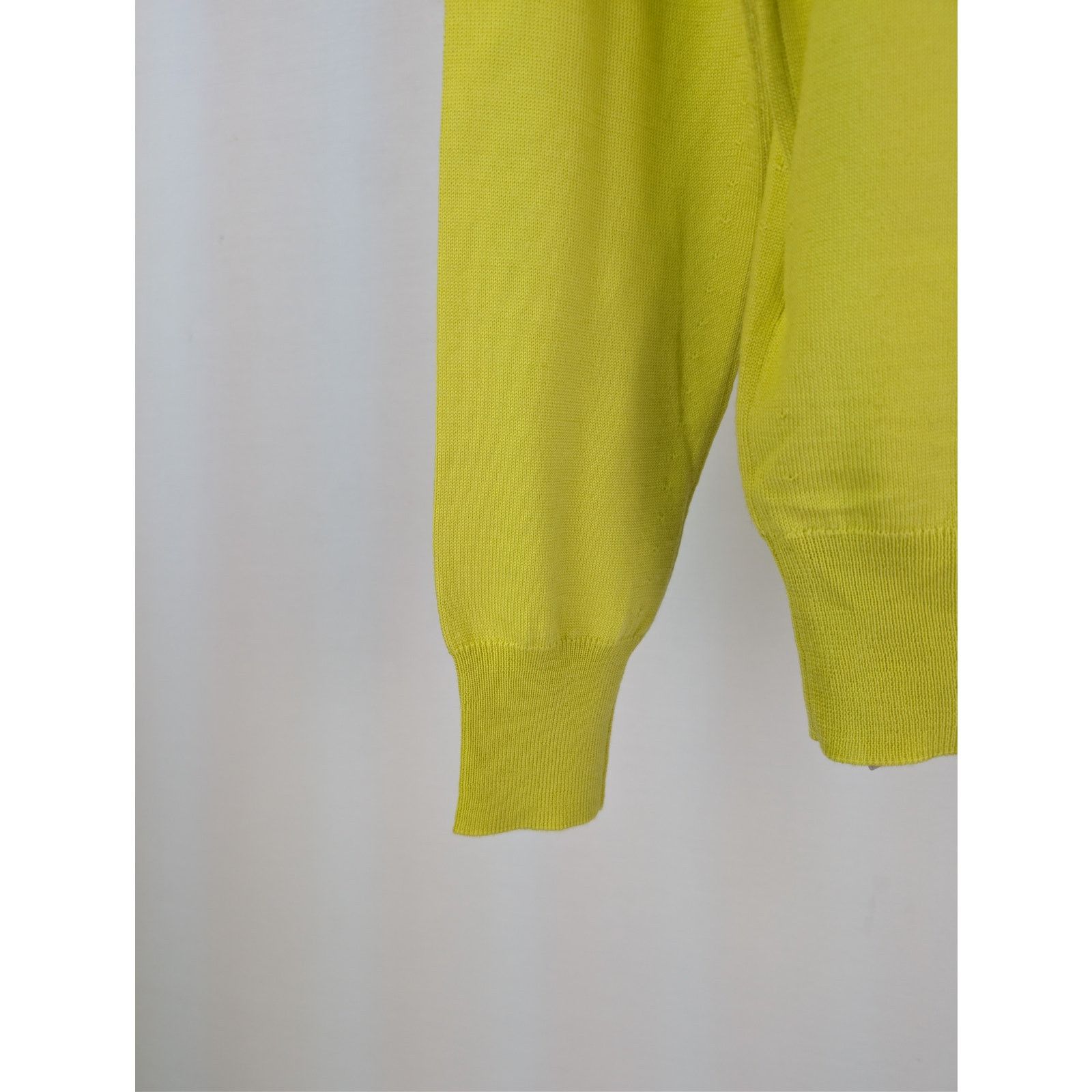 Tom Ford o1rshd1 V-Neck Knitwear Crewneck Sweatshirt Sweater Yellow Size US M / EU 48-50 / 2 - 14 Thumbnail