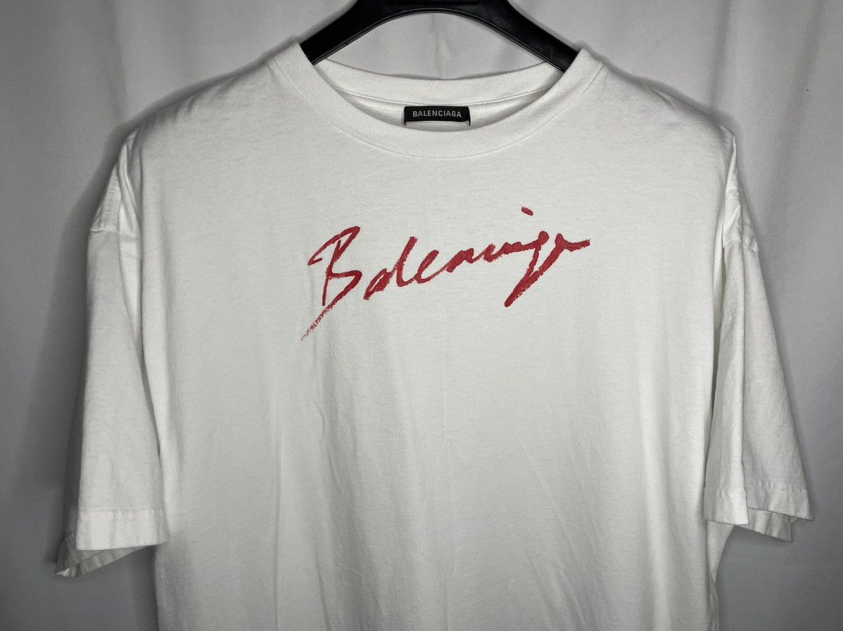 Balenciaga Balenciaga Script Logo T-Shirt Size US S / EU 44-46 / 1 - 2 Thumbnail