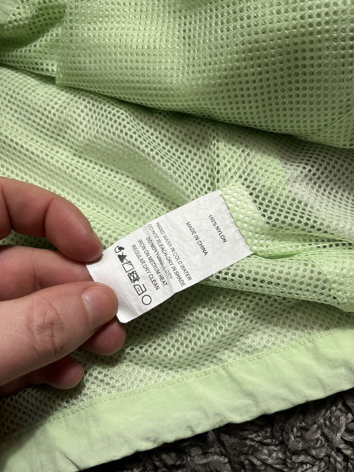 CORTEIZ SPRING NYLON GORPCORE JACKET MINT COLOR SIZE S