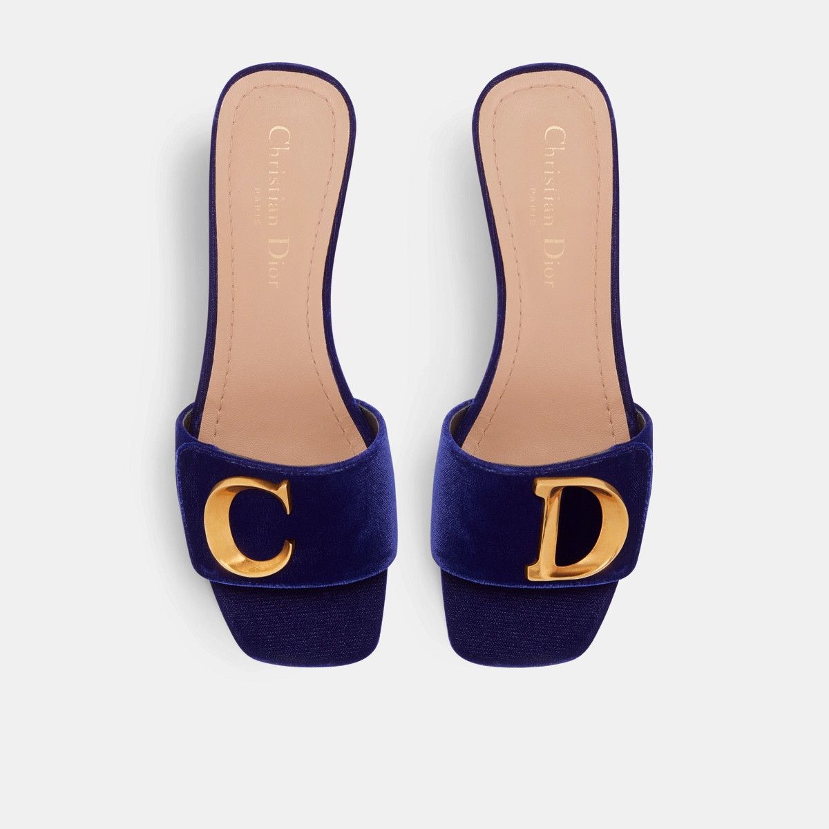 Dior o1w1db11024 C'Est Dior Heeled Slide in Cabalt Blue Size US 9 / IT 39 - 4 Thumbnail