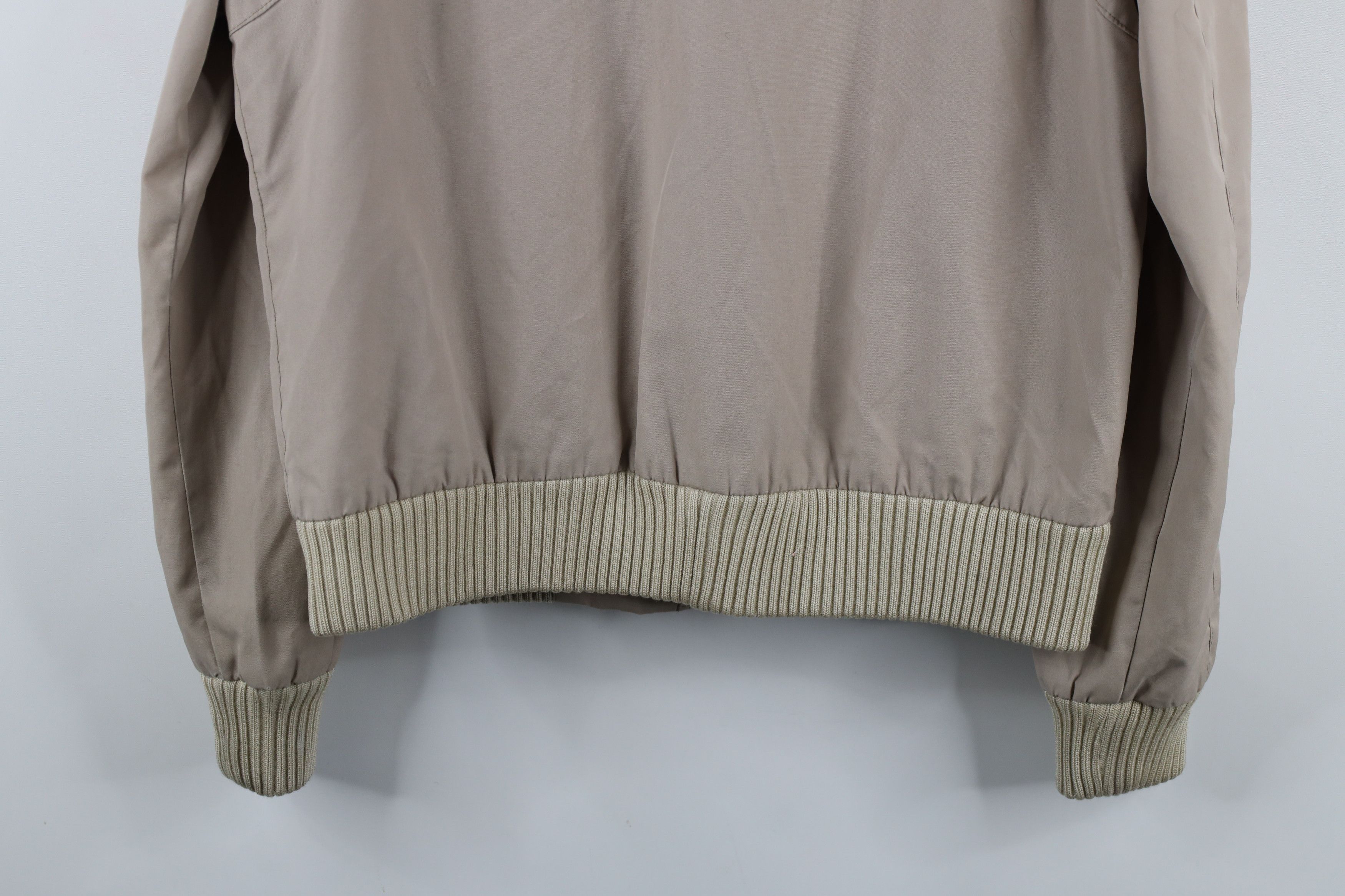 Vintage Vintage 80s 90s Streetwear Racer Bomber Jacket Beige Tan Size US M / EU 48-50 / 2 - 17 Thumbnail