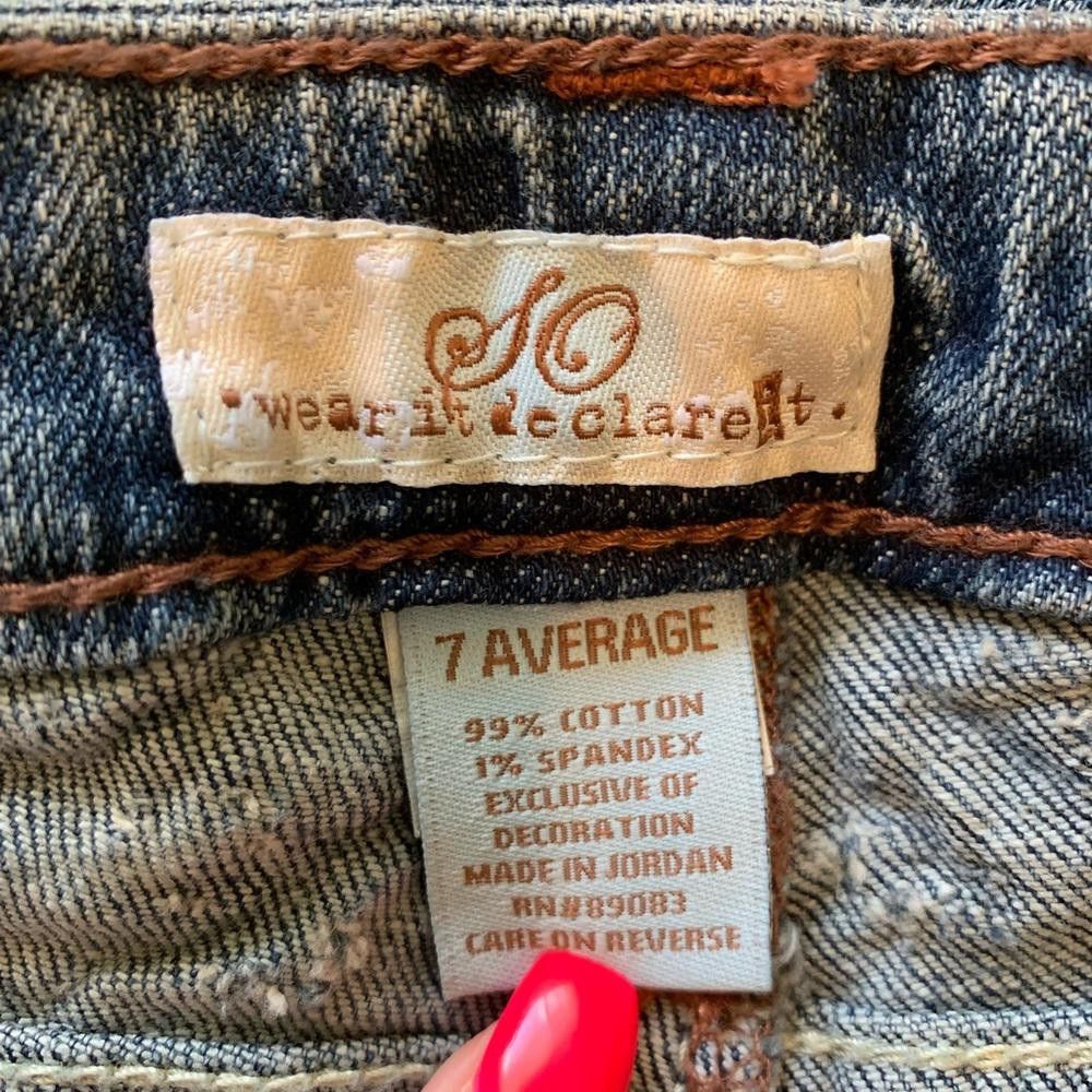Other SO Wear It Declare It Med Wash Boot Cut Jeans, 7 Size 30" / US 8 / IT 44 - 5 Thumbnail