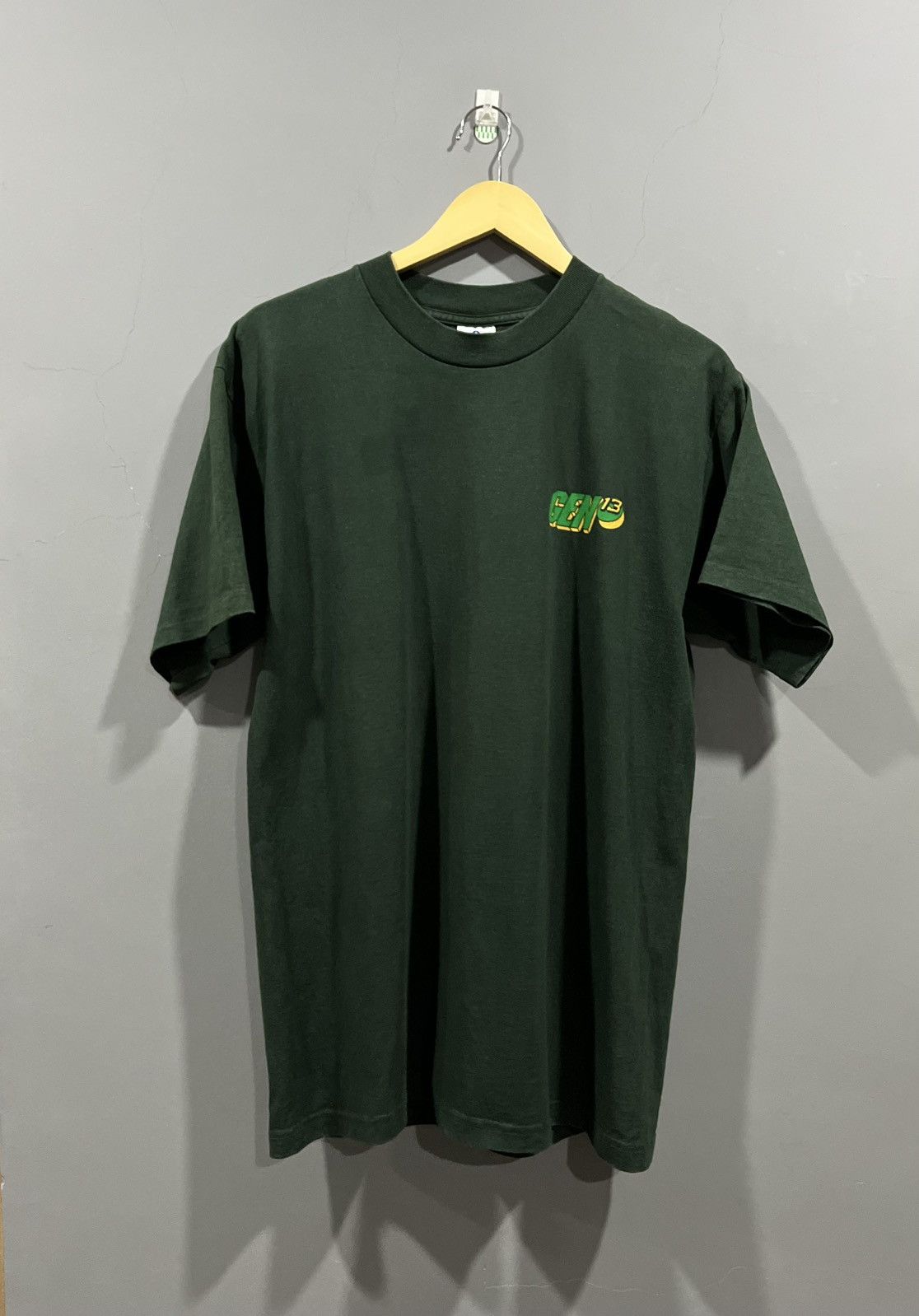 DC Comics Vintage 90s 1997 DC Comics GEN 13 Feelin Lucky?Anime Tshirt Size US L / EU 52-54 / 3 - 2 Thumbnail
