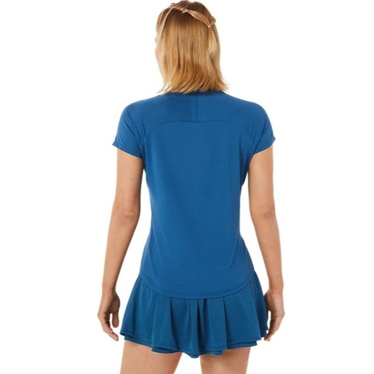 Asics ASICS Women’s Match Graphic Short Sleeve T-shirt, Oasis Gree Size L / US 10 / IT 46 - 2 Thumbnail