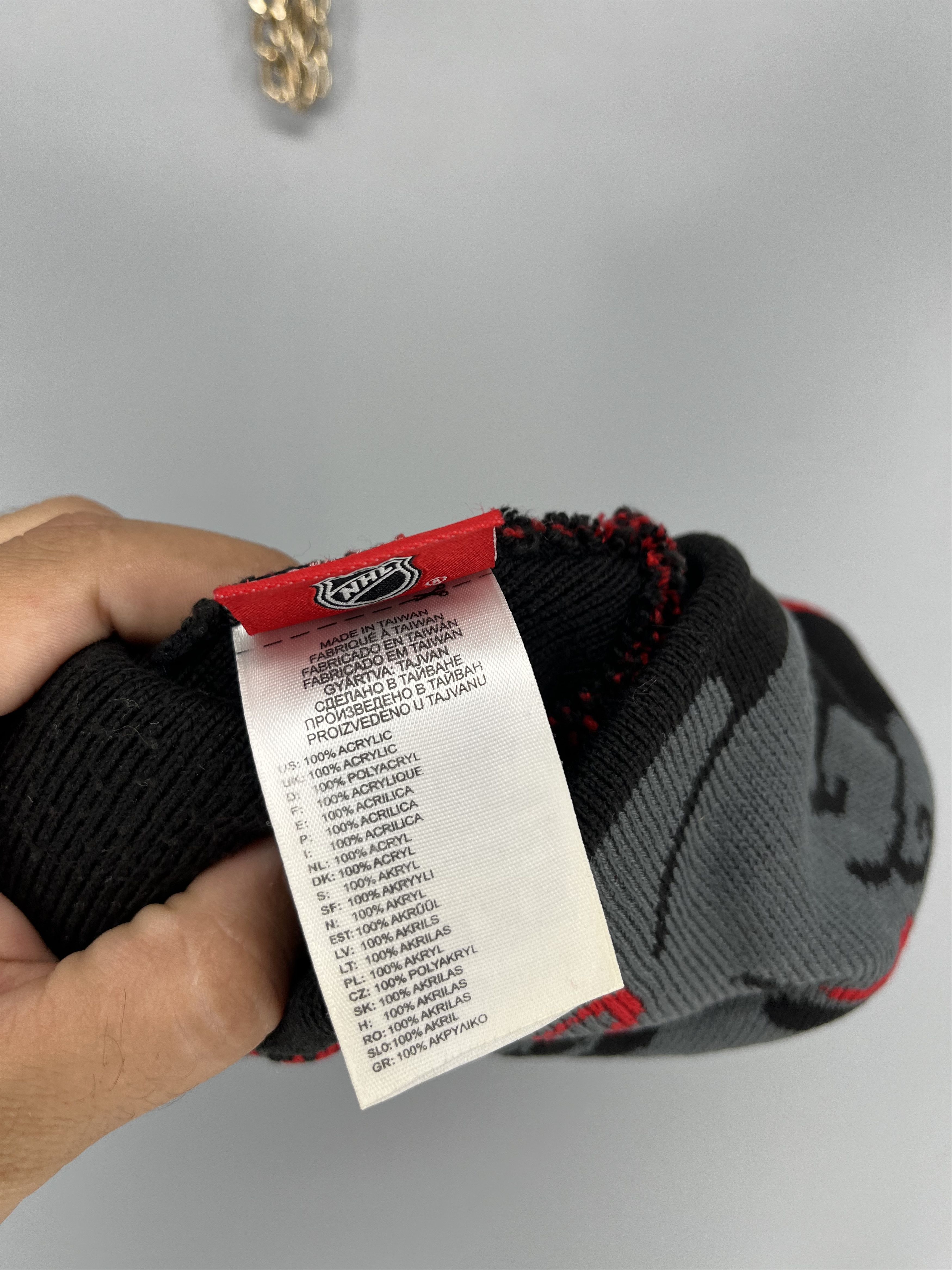 Reebok Reebok Men's Chicago Blackhawks Fanatics Red/Black Size ONE SIZE - 6 Thumbnail