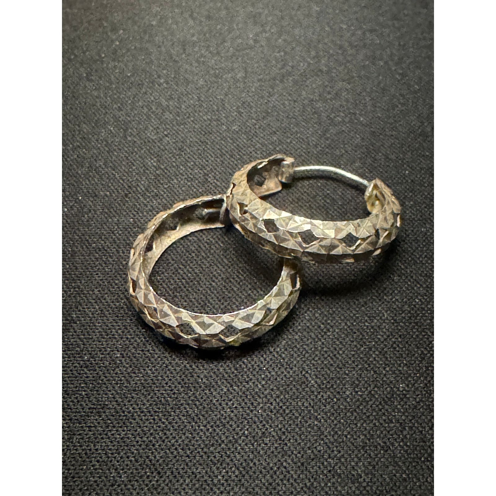 Other 925 Sterling Silver Vintage Hoop Earrings Size ONE SIZE - 4 Thumbnail