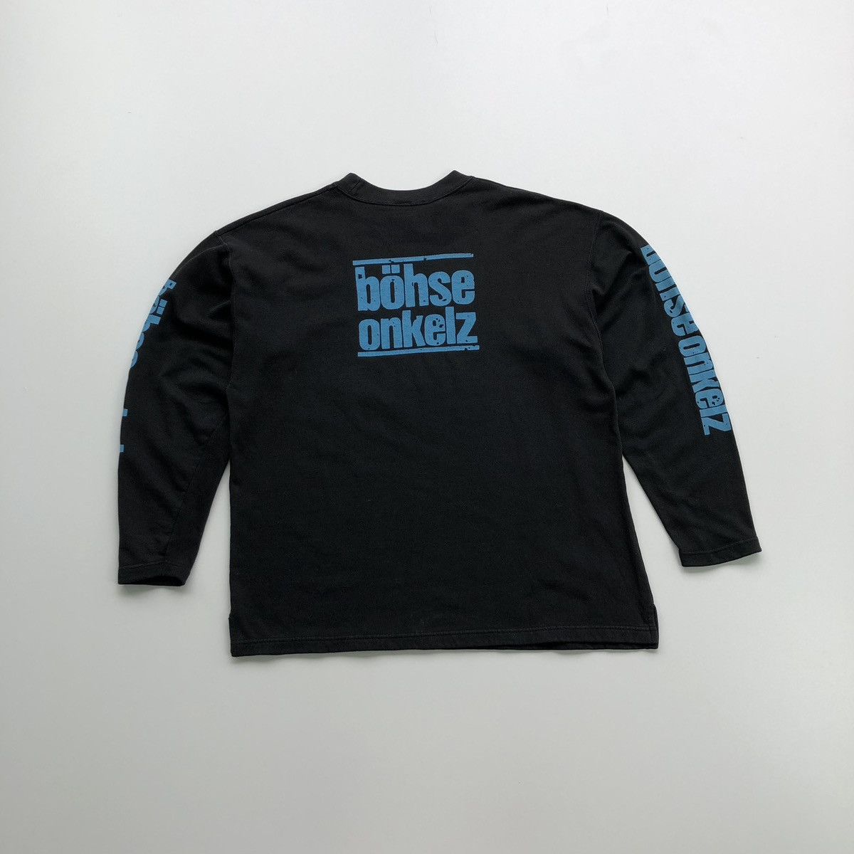 Band Tees × Vintage Bohse Onkelz 1990 Ed Ist Soweit 90’s Vintage Long Sleeve Size US L / EU 52-54 / 3 - 3 Thumbnail