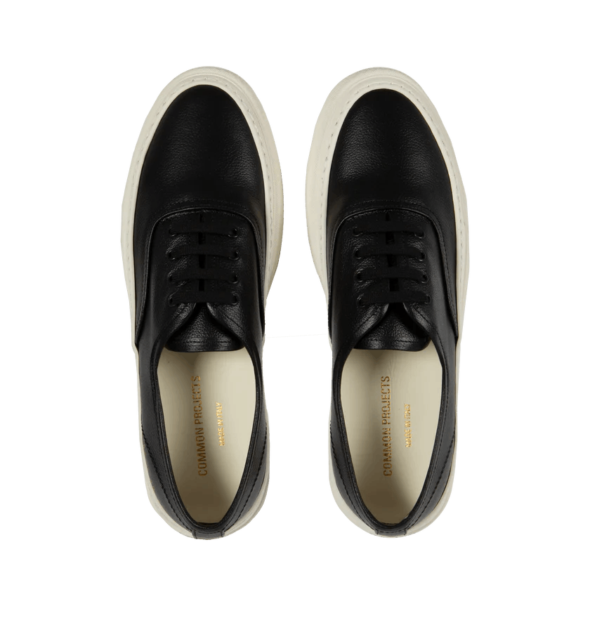 Common Projects o1h1sh11224 Four Hole Lace Up Sneakers in Black Size US 6 / EU 39 - 2 Thumbnail