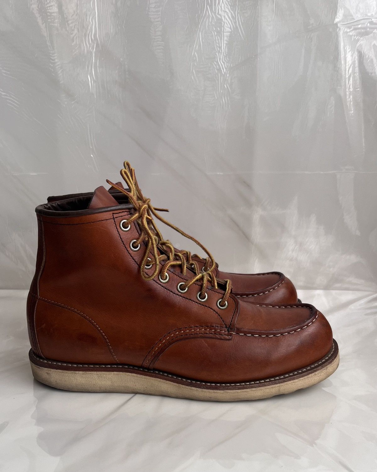 Red Wing Red wing #875 moc toe brown leather boot size 8.5 D Size US 8.5 / EU 41-42 - 4 Thumbnail