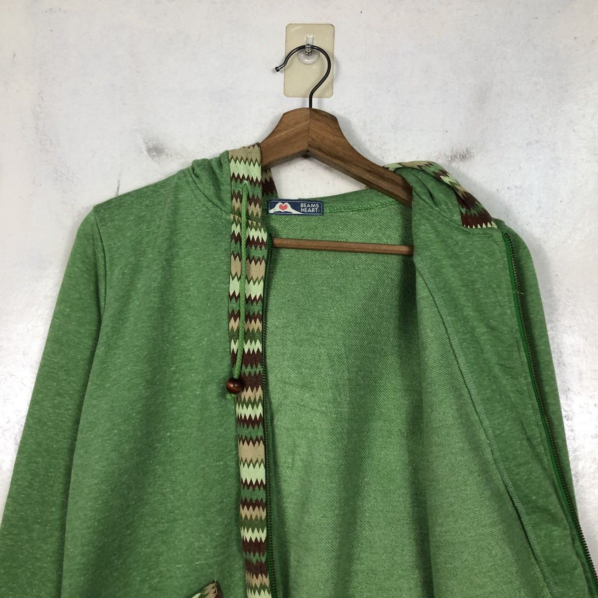Beams Japan 📌Zipper Hoodie Beams Hearts Navajo Chimayo Design Size US M / EU 48-50 / 2 - 15 Thumbnail
