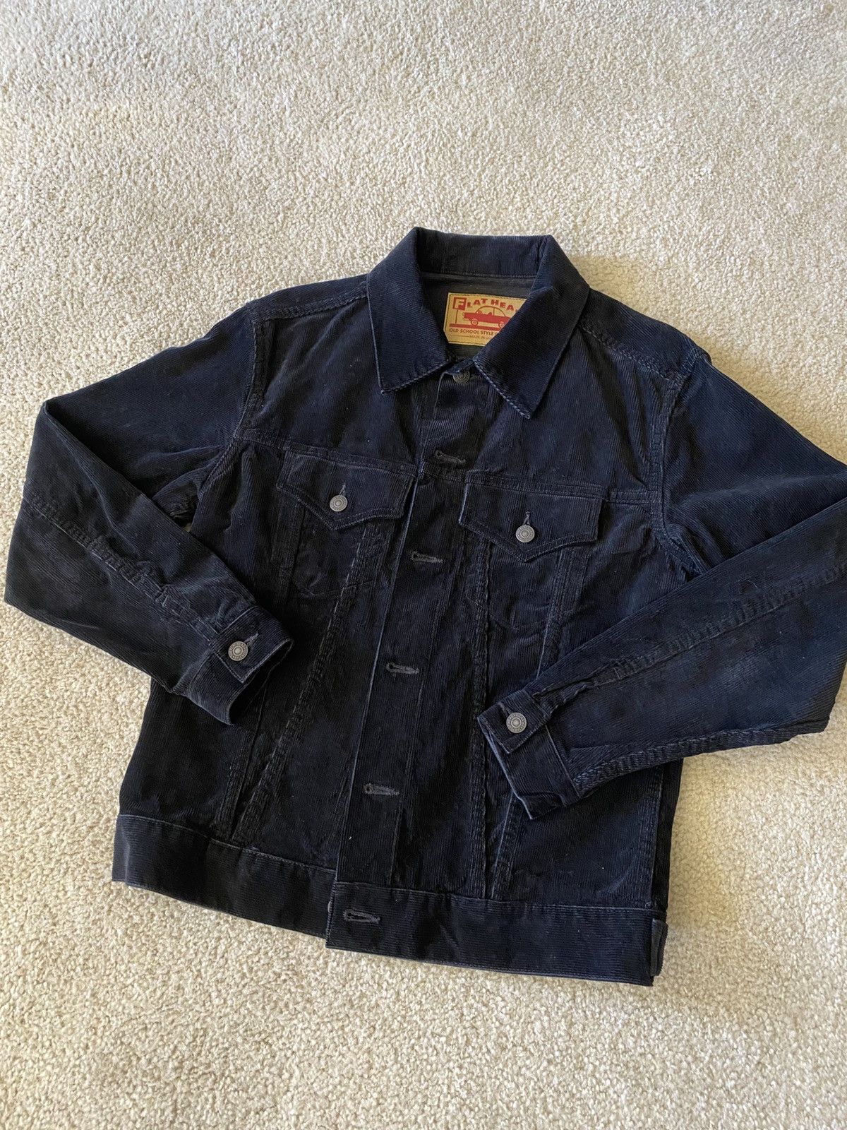 The Flat Head Flat Head Corduroy Jacket Black sz.40 Size US M / EU 48-50 / 2 - 1 Thumbnail