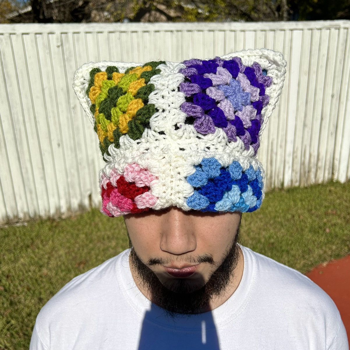 Other Mens crochet winter beanie Size ONE SIZE - 1 Thumbnail