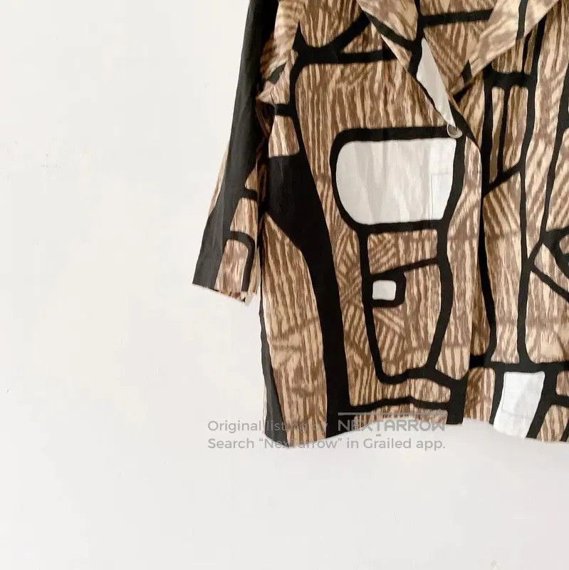 Max Mara MaxMara Summer Color-Blocked Cotton Short Sleeve Shirt . Size M / US 6-8 / IT 42-44 - 4 Thumbnail