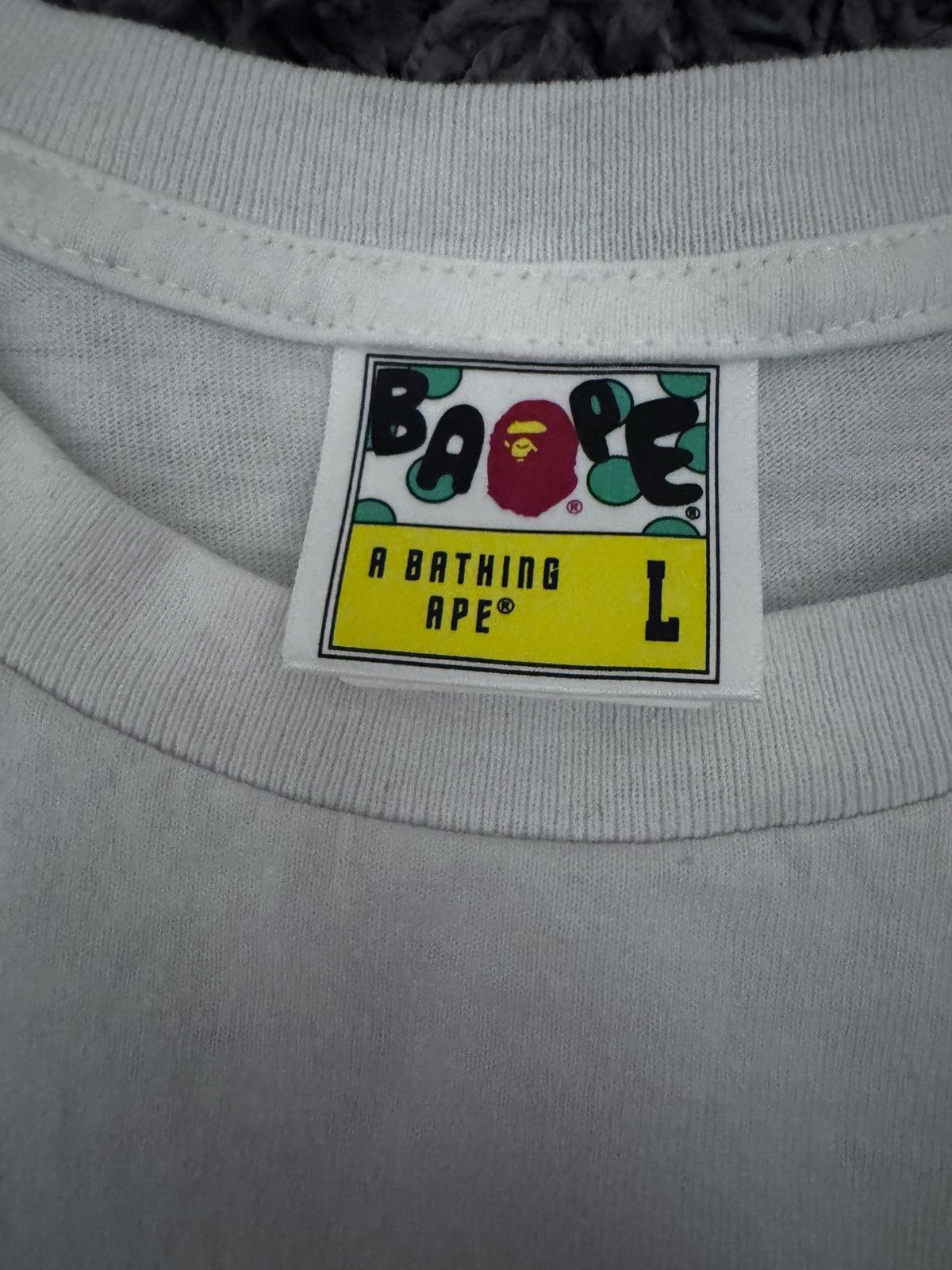 Bape Bape Glow Tee (White) Size US L / EU 52-54 / 3 - 4 Thumbnail