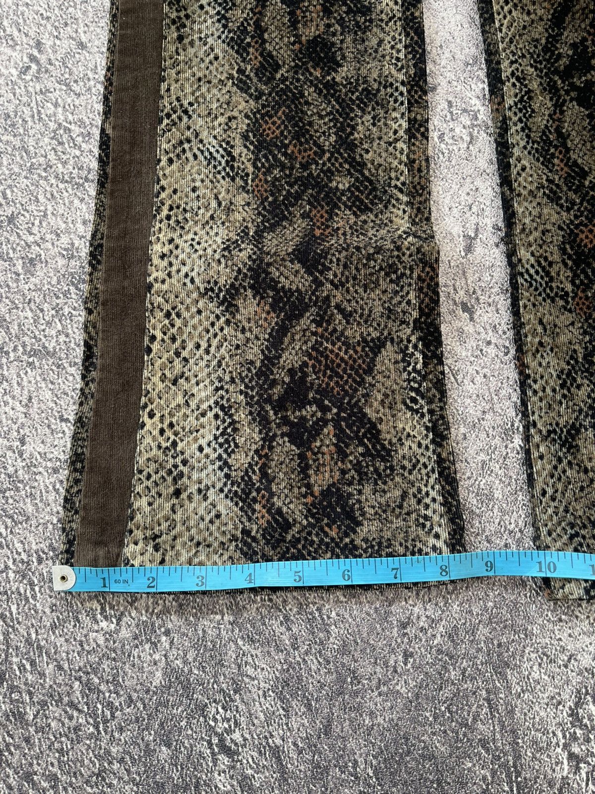 Japanese Brand Y2k interflow snakeskin “tornado mart style” jeans Size US 30 / EU 46 - 18 Thumbnail
