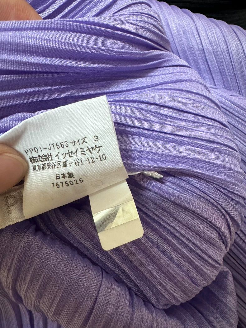 Issey Miyake Issey Miyake Purple pleated skirt Size L / US 10 / IT 46 - 5 Thumbnail