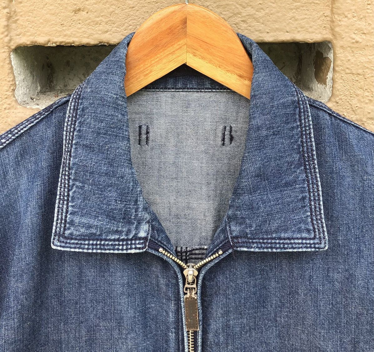 Vintage Vintage Crocodile Denim Zipper Jacket Size US M / EU 48-50 / 2 - 16 Thumbnail