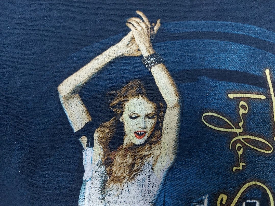 Band Tees × Vintage Taylor Swift Speak Now World Tour 2012 Double-Sided TEE Size US S / EU 44-46 / 1 - 6 Thumbnail