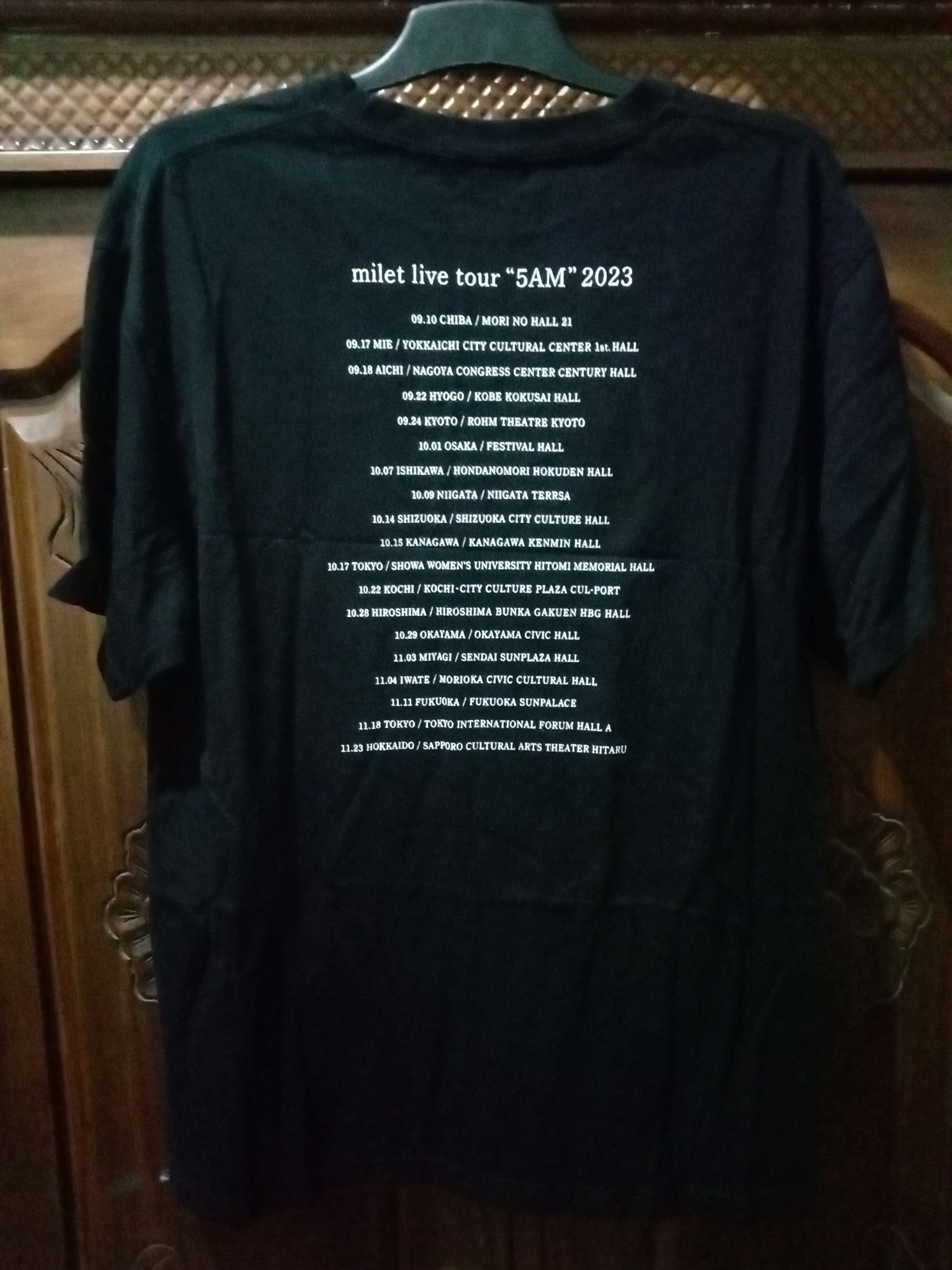 Japanese Brand T-shirt Japan Singer Milet 5AM Live Tour Original Size XL Size US XL / EU 56 / 4 - 3 Thumbnail