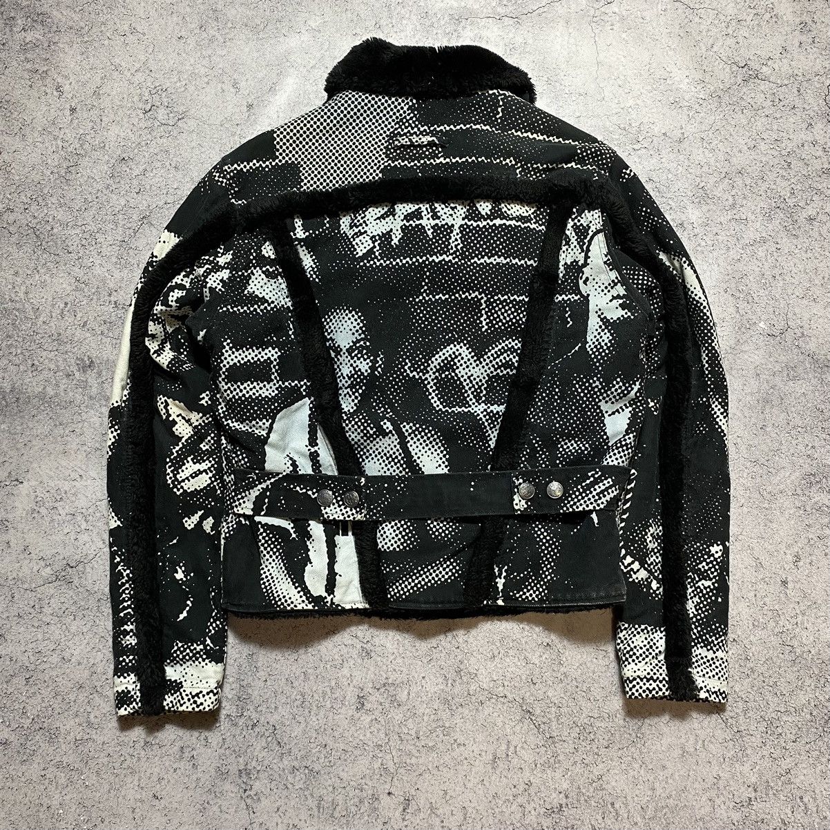 Jean Paul Gaultier 90s Jean Paul Gaultier Jacket «FUCK RACISM» Size US M / EU 48-50 / 2 - 2 Thumbnail