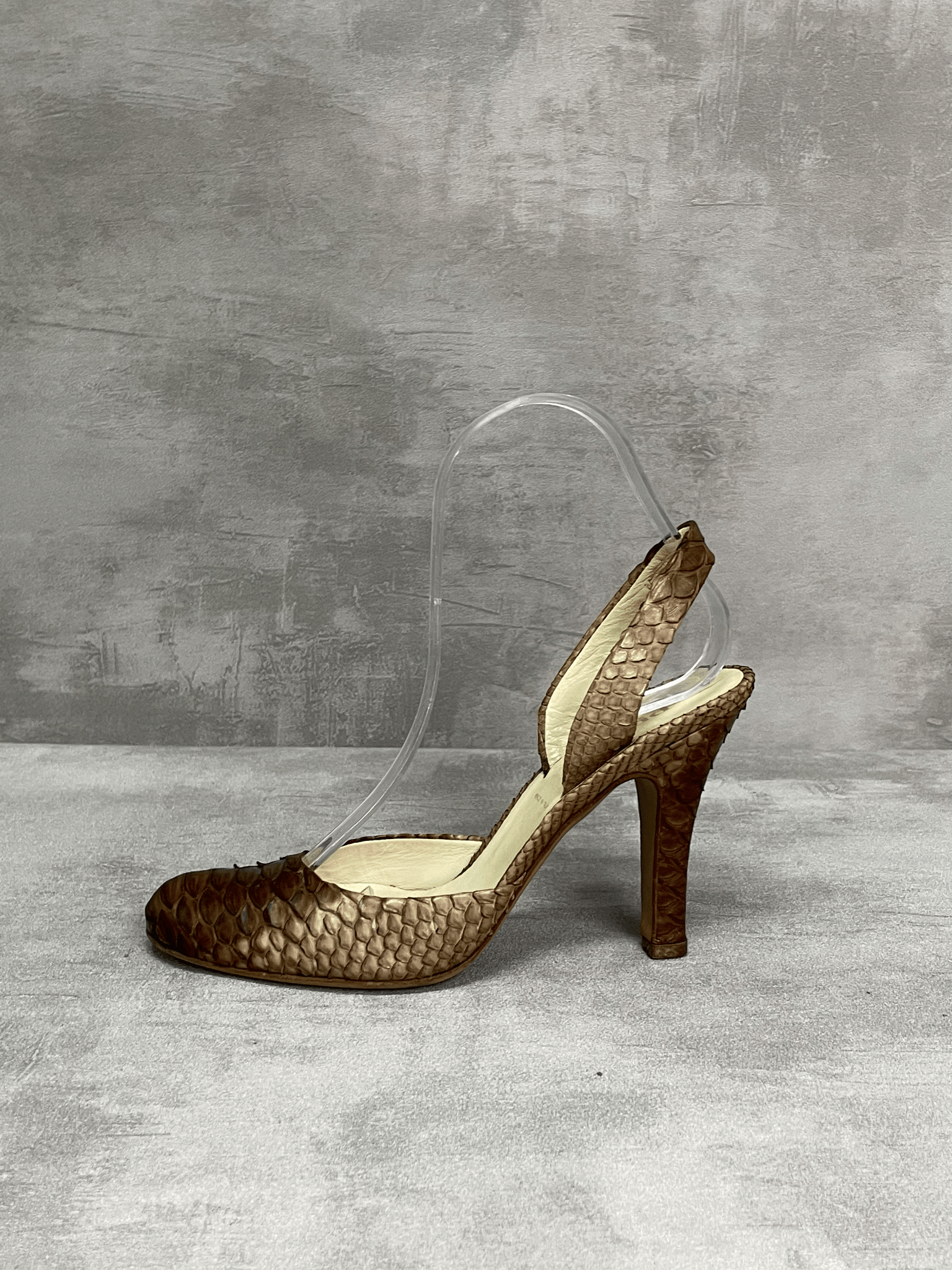 Prada Prada Gradated Beige Close Toe Medium Heel Sandals Size US 6 / IT 36 - 1 Thumbnail