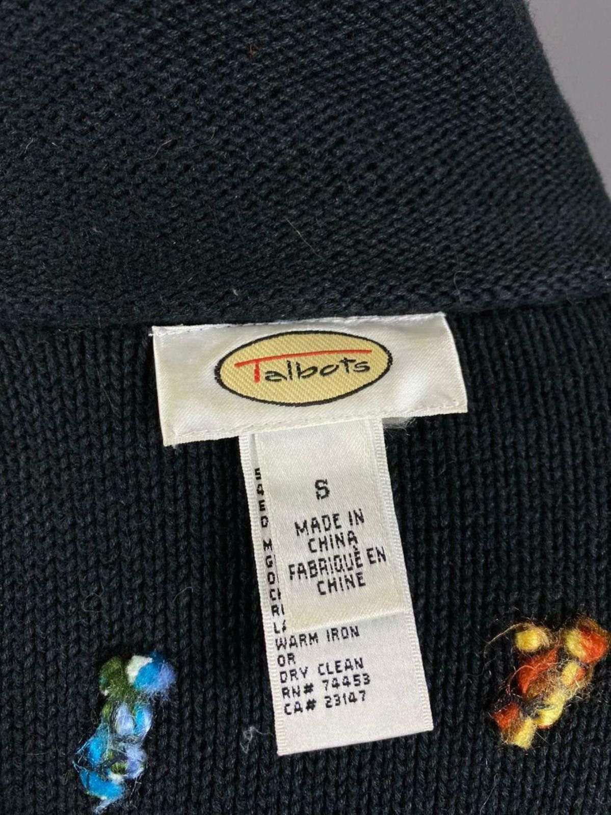 Designer Ladies Talbots Black Modern Button Up Blazer Jacket Size S Size S / US 4 / IT 40 - 11 Thumbnail