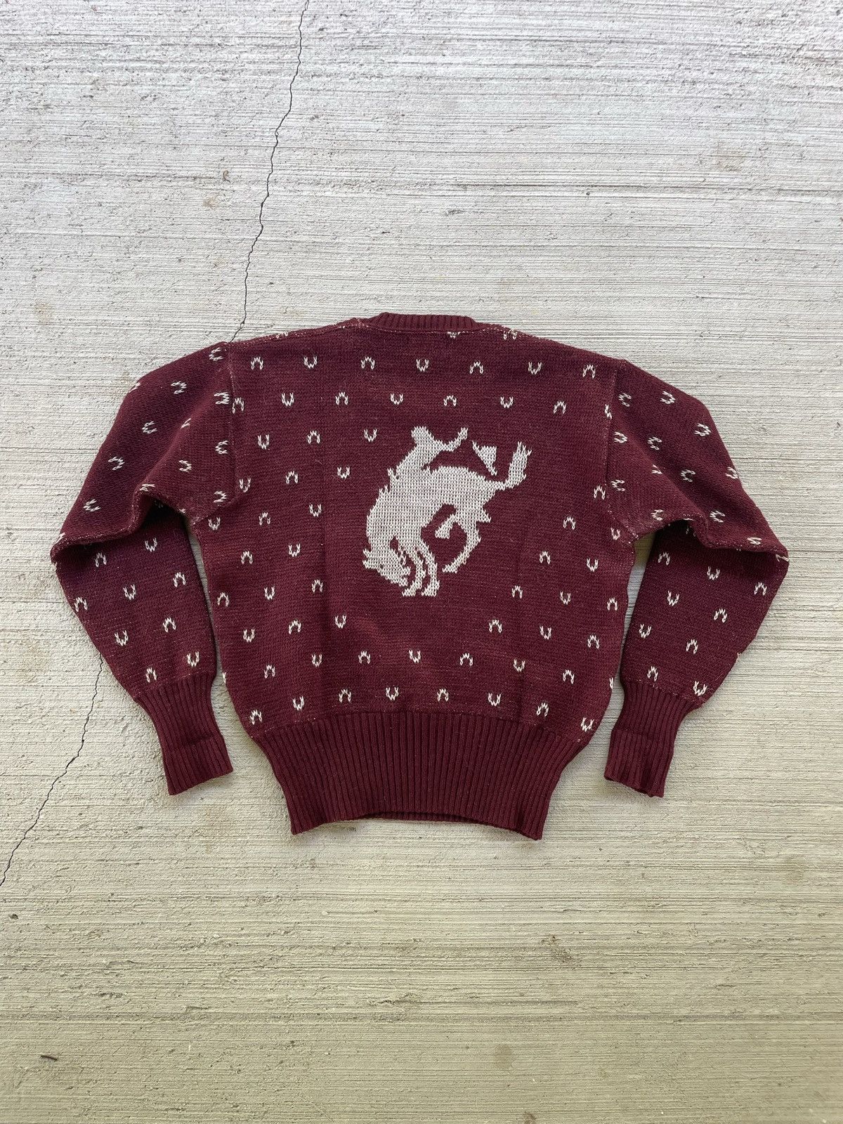Vintage RARE Vintage 1930s Jantzen Rodeo Cowboy Sweater Size US S / EU 44-46 / 1 - 2 Thumbnail
