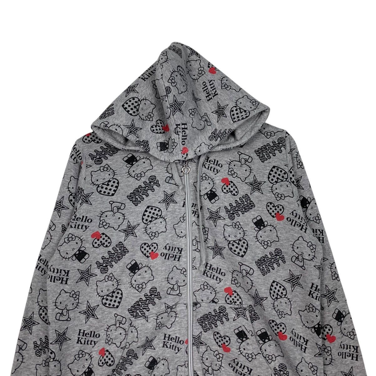 Anime HELLO KITTY Fullprint Zipper Hoodies Sweatshirt #1856-C81 Size L / US 10 / IT 46 - 2 Thumbnail