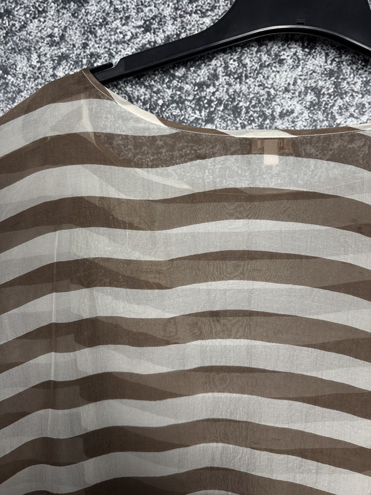 Kenzo Women’s Kenzo Paris Silk Blouse Striped Top Luxury Size 36 Size XS / US 0-2 / IT 36-38 - 19 Thumbnail