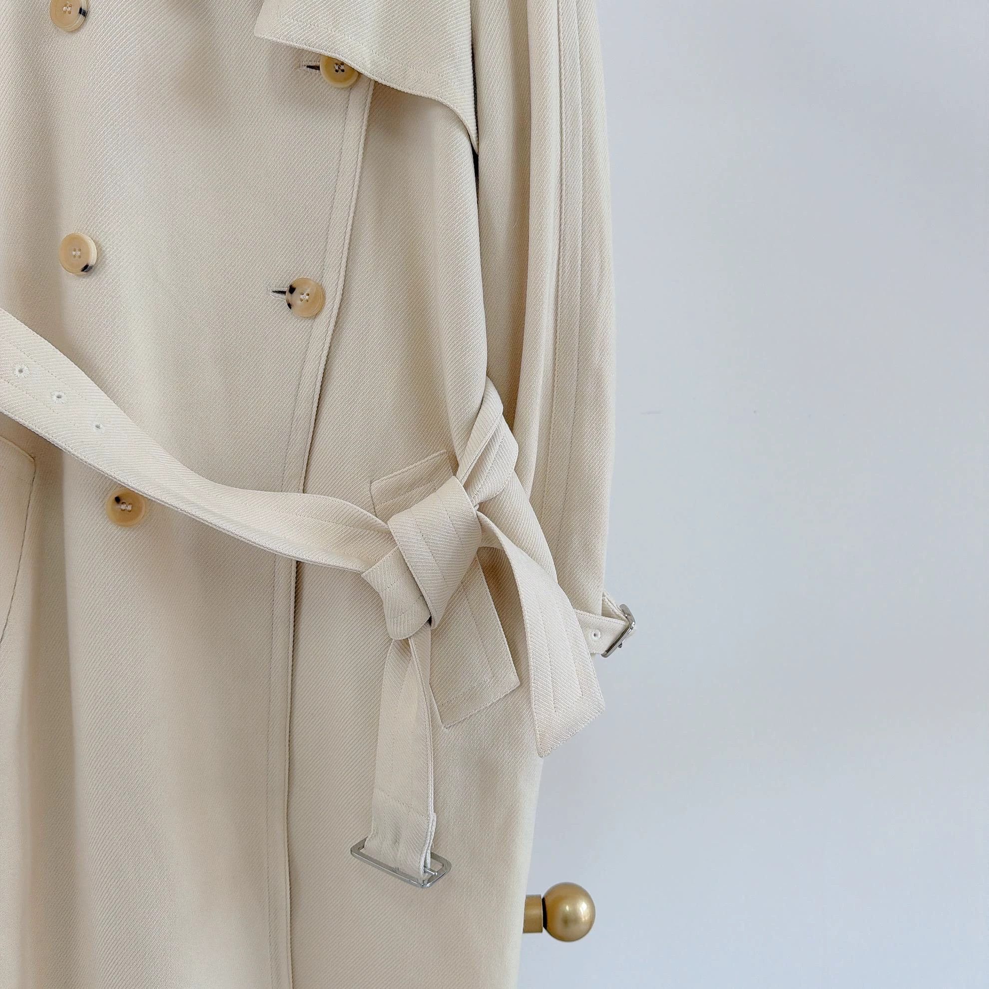 Max Mara Maxmara White Wool Coat F34 Size XS / US 0-2 / IT 36-38 - 4 Thumbnail