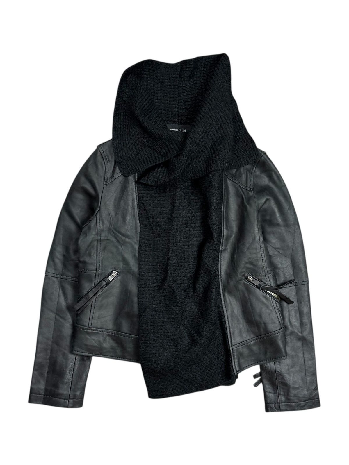 Ekam 2000s Comme Ca Ism - Indie Sleaze Style Leather Jacket Size US S / EU 44-46 / 1 - 1 Thumbnail