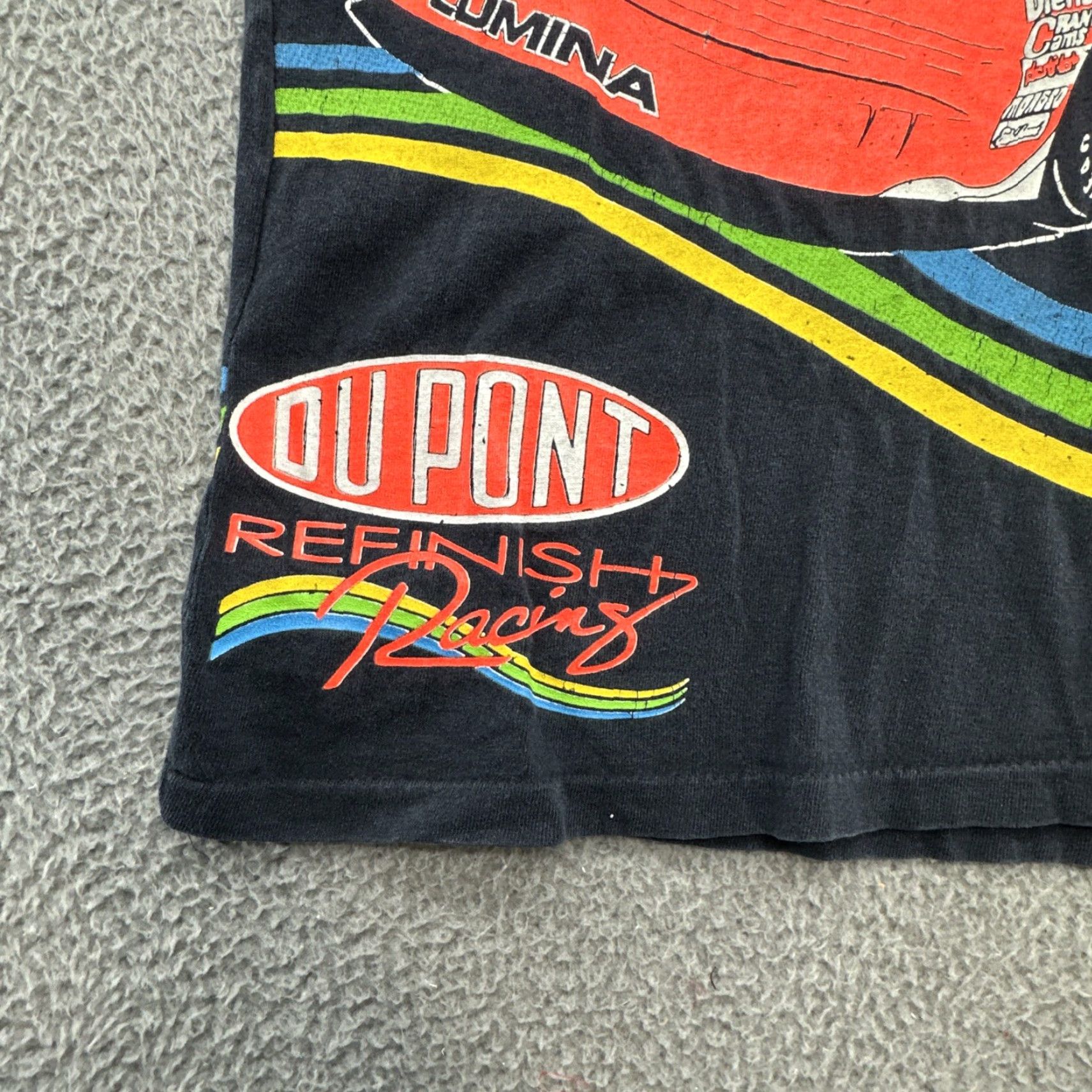 NASCAR Vintage 90s Jeff Gordon NASCAR Hangin' It All Out T-shirt Size 2XL Black Cotton Unisex Adults Short Sleeve Round Neck 90s Theme Mens Womens Size US XXL / EU 58 / 5 - 5 Thumbnail