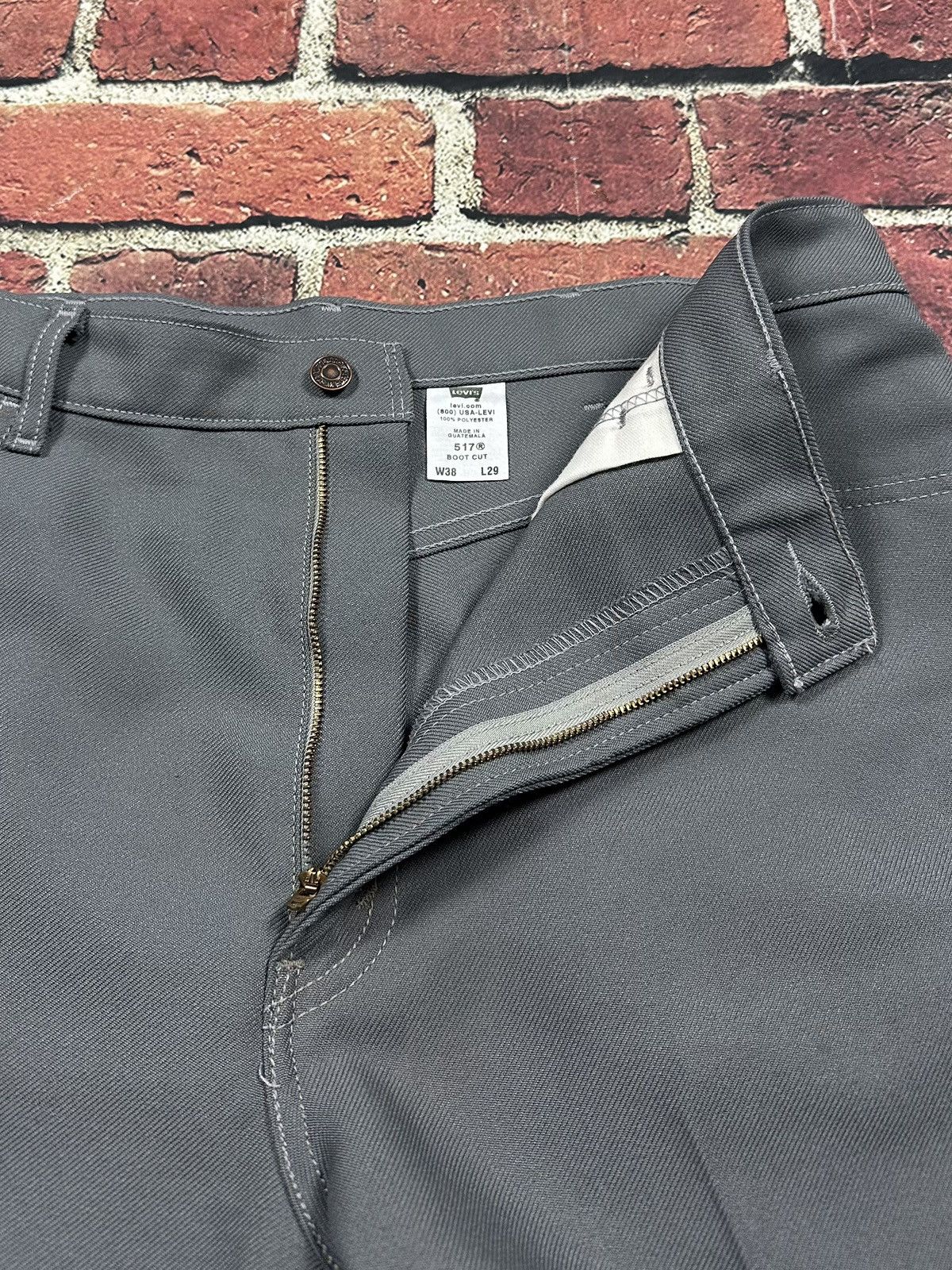 Levi's Vintage Levis 517 Western Boot Cut Tex Twill Pants Polyester Size US 38 / EU 54 - 8 Thumbnail
