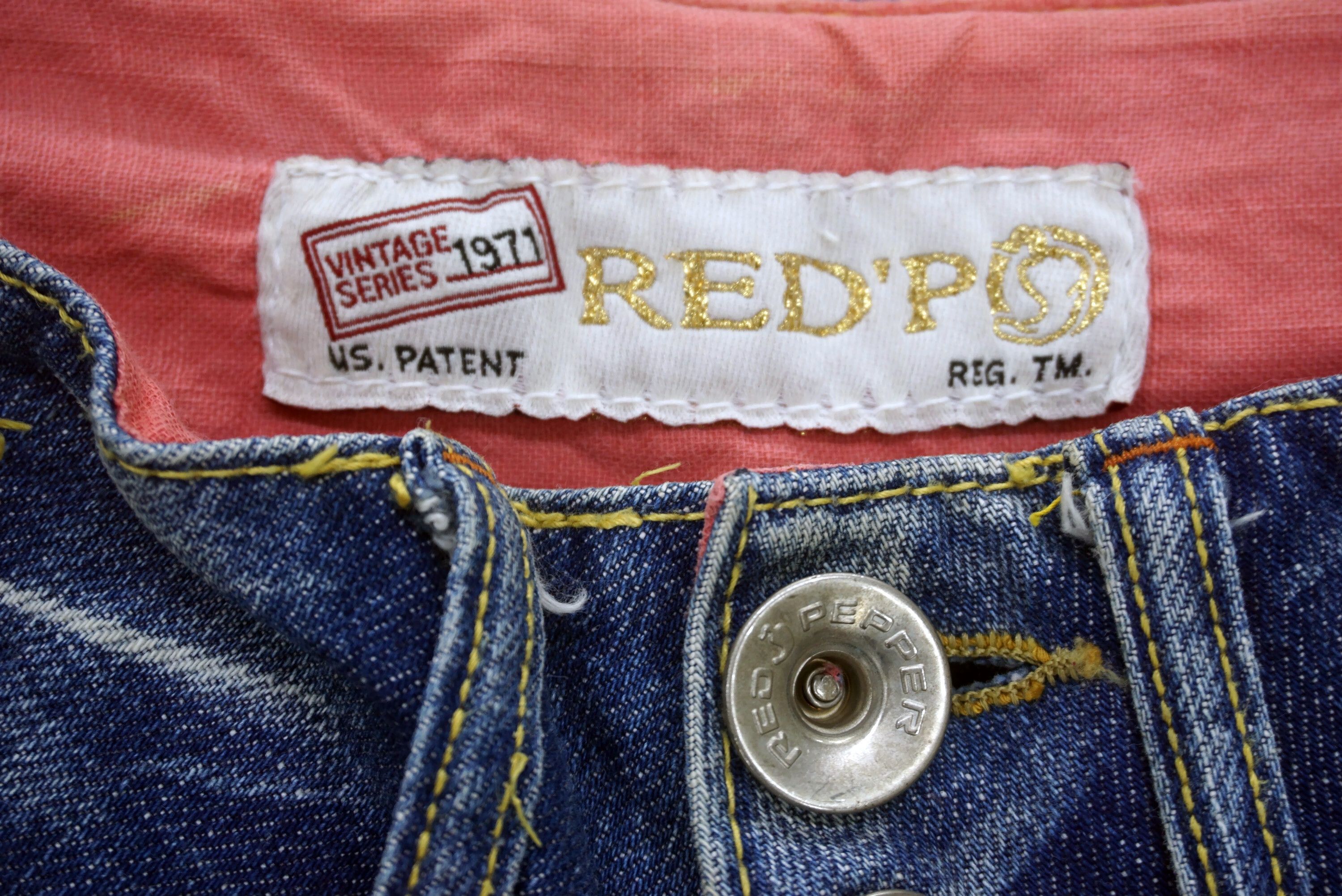 Japanese Brand Red Pepper Jeans Size 25 fit W26 L28.5 Low-Rise Bootcut Size 25" / US 0 / IT 36 - 14 Thumbnail