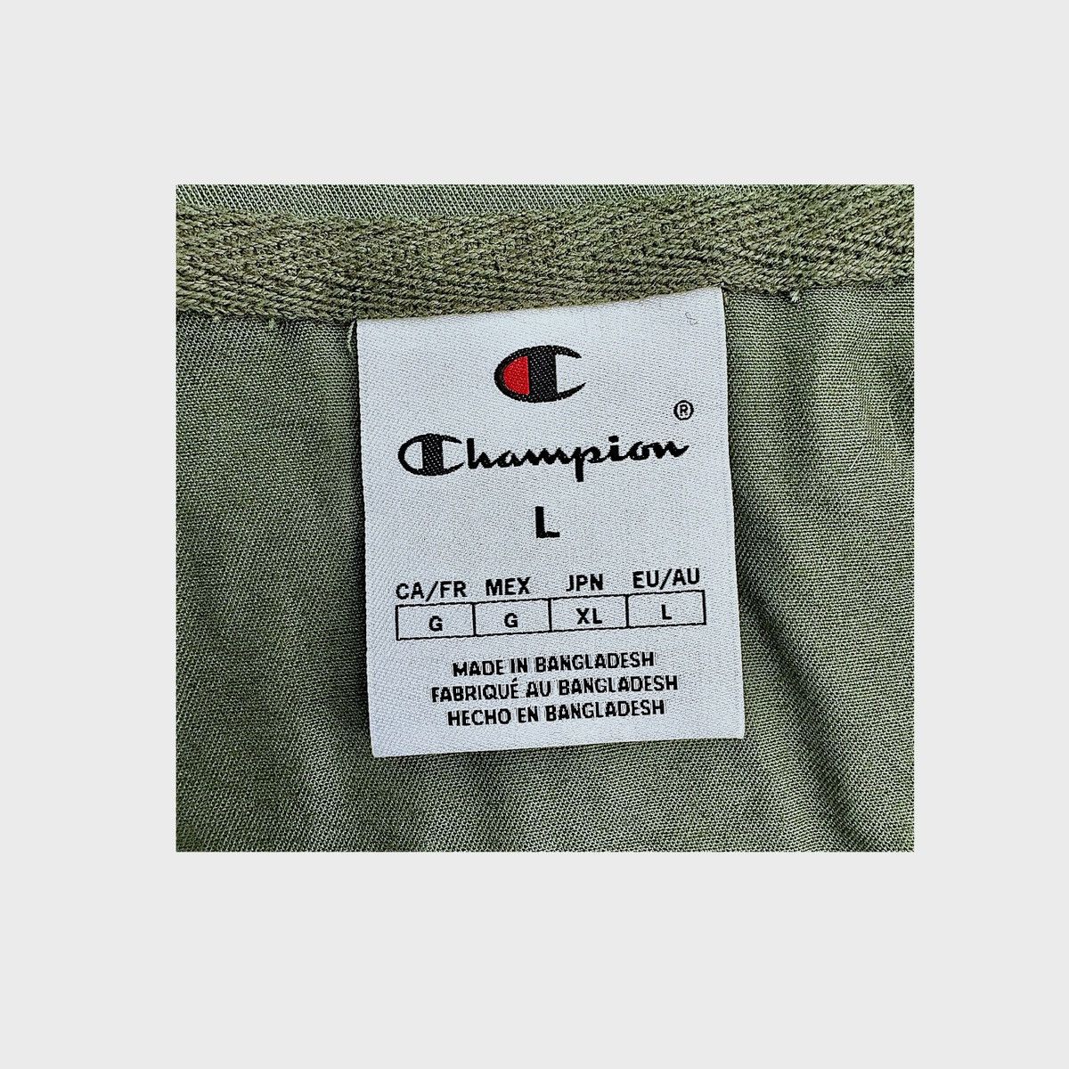 Champion Champion Sideline Mens Green Full Zip Jacket Sz L Size US L / EU 52-54 / 3 - 9 Thumbnail