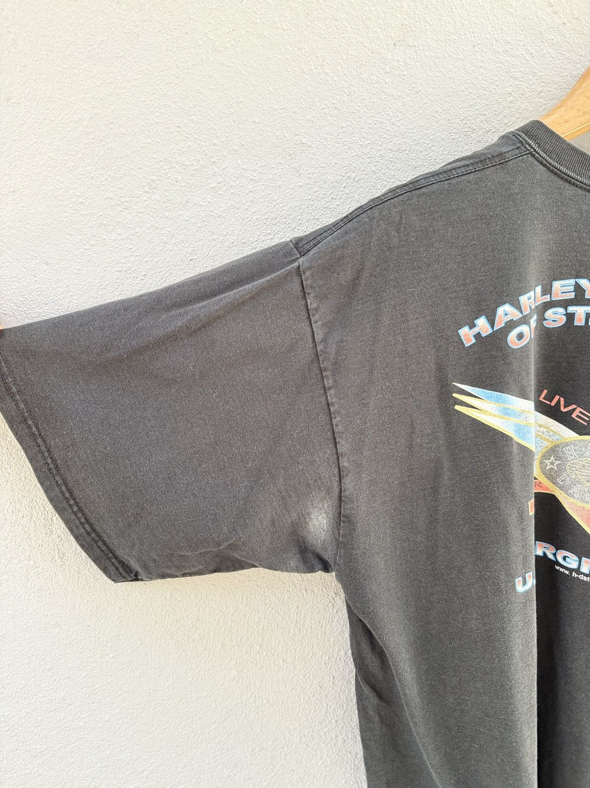 Harley Davidson Thrashed Vintage Harley Davidson Caribbean Faded Grunge Tee Size US L / EU 52-54 / 3 - 10 Thumbnail