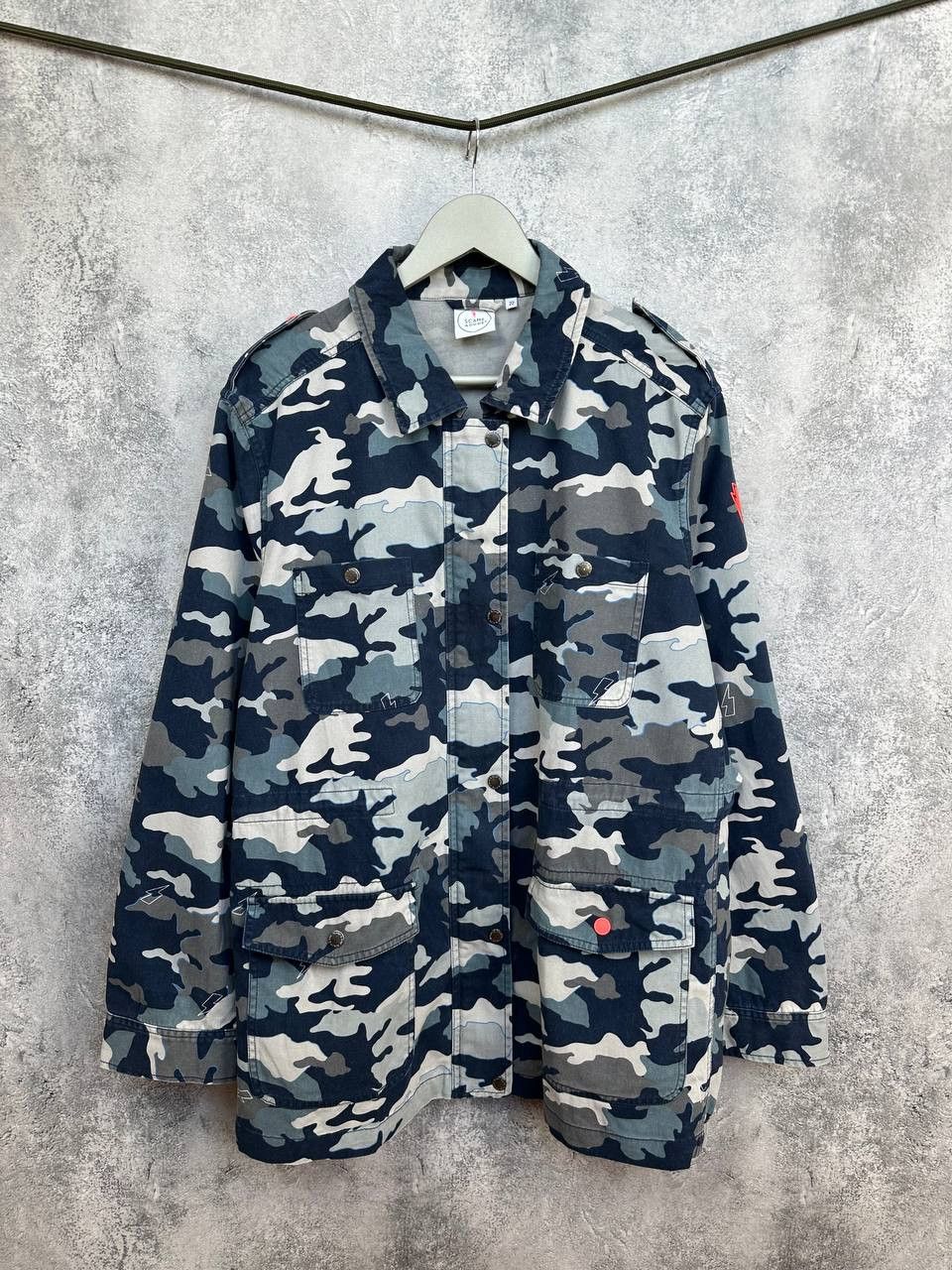 Other Scamp & Dude Camouflage Military Field Jacket Utility Size XXL / US 16-18 / IT 52-54 - 1 Thumbnail