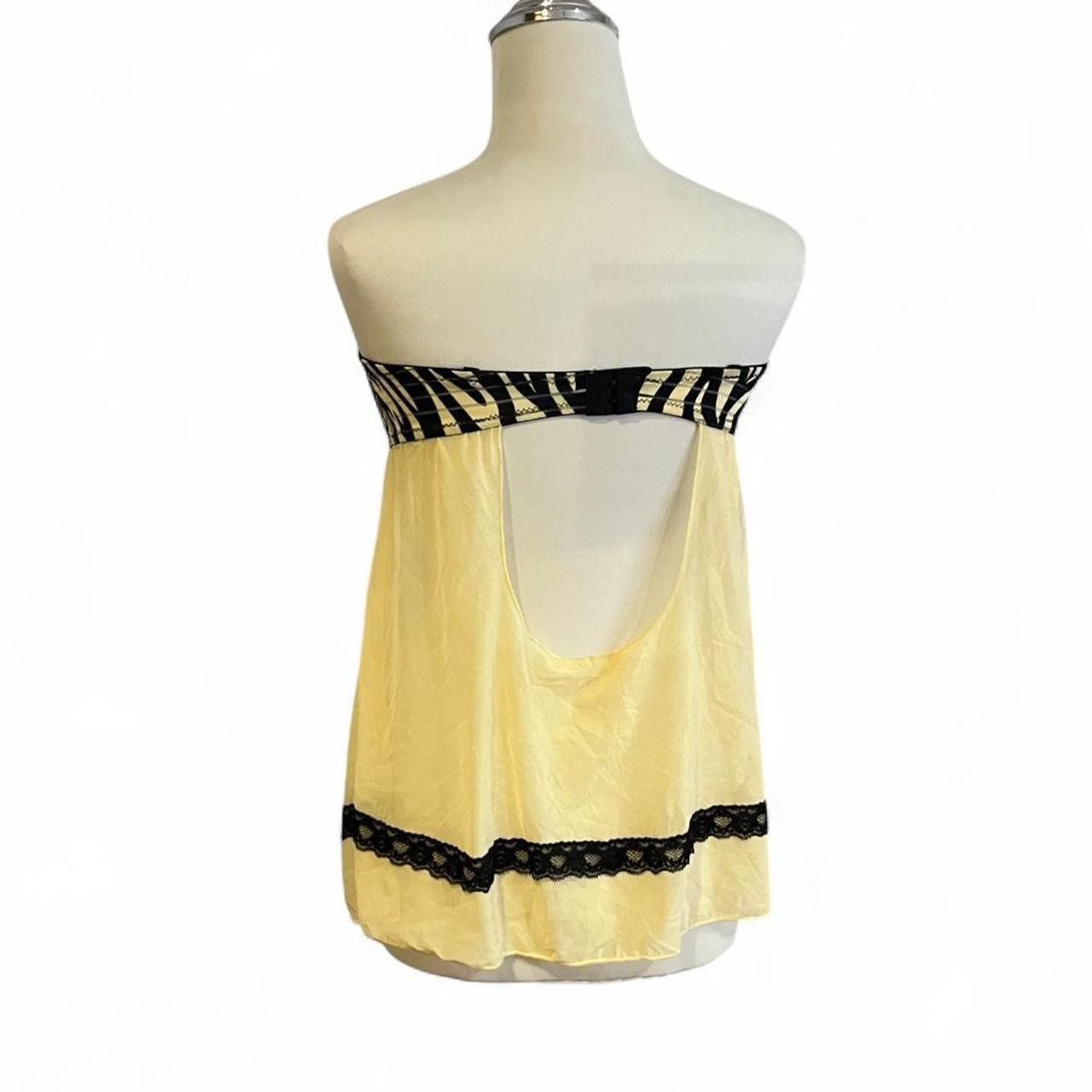 Other Vtg y2k mcbling strapless open-back babydoll lingerie top🐝 Size M / US 6-8 / IT 42-44 - 4 Thumbnail