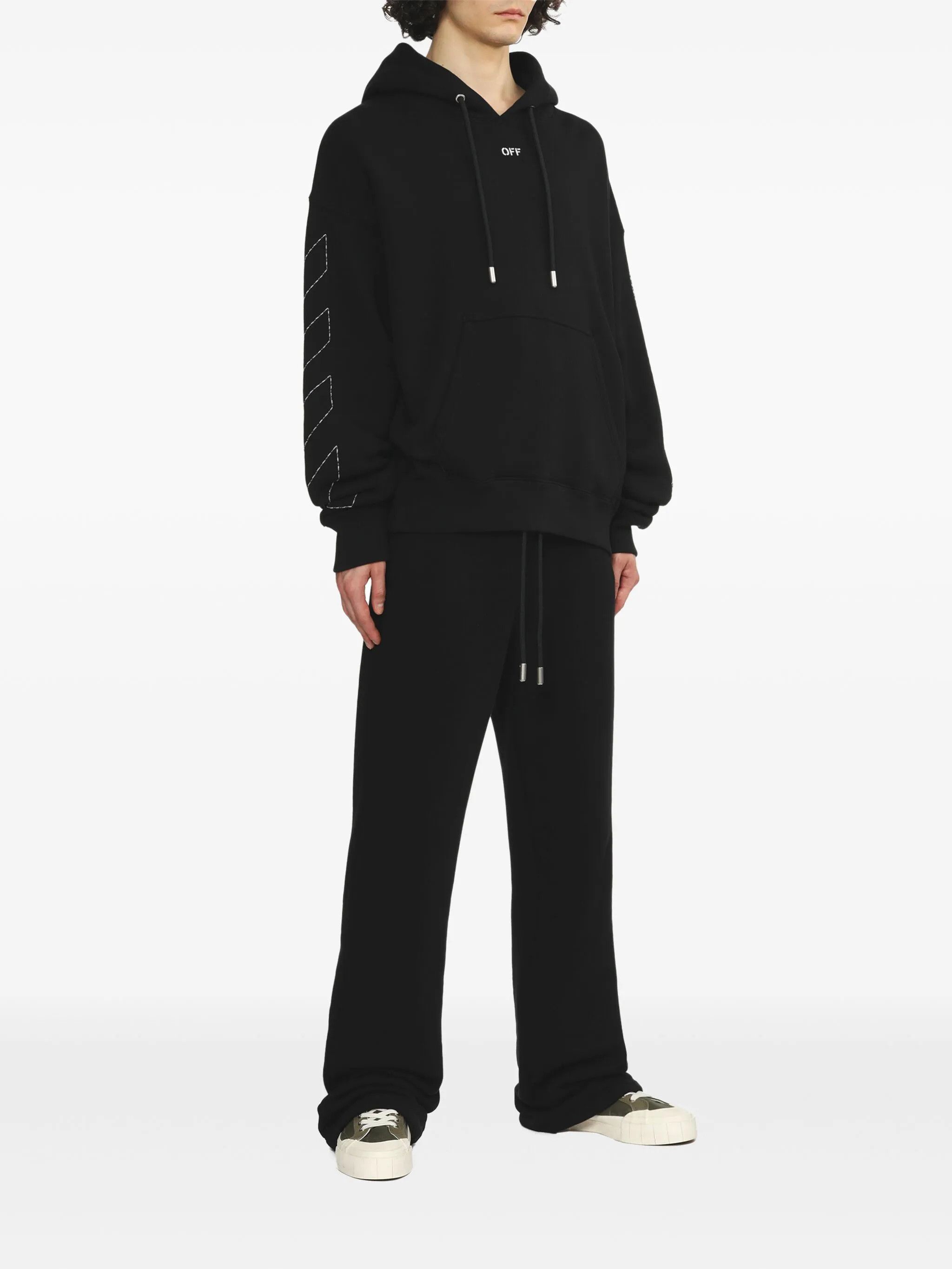 Off-White o1y0225 Logo Jogger & Sweatpant in Black Size US 30 / EU 46 - 6 Thumbnail
