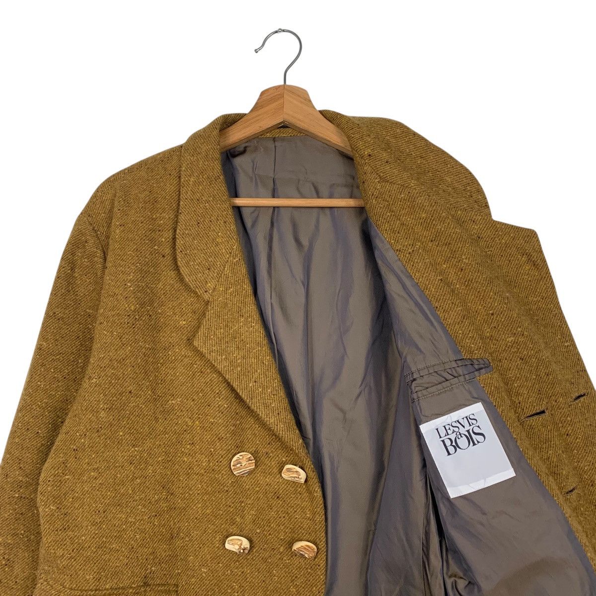 Japanese Brand Japanese Brand Lesvis A Bois Wool Jacket Size M / US 6-8 / IT 42-44 - 10 Thumbnail