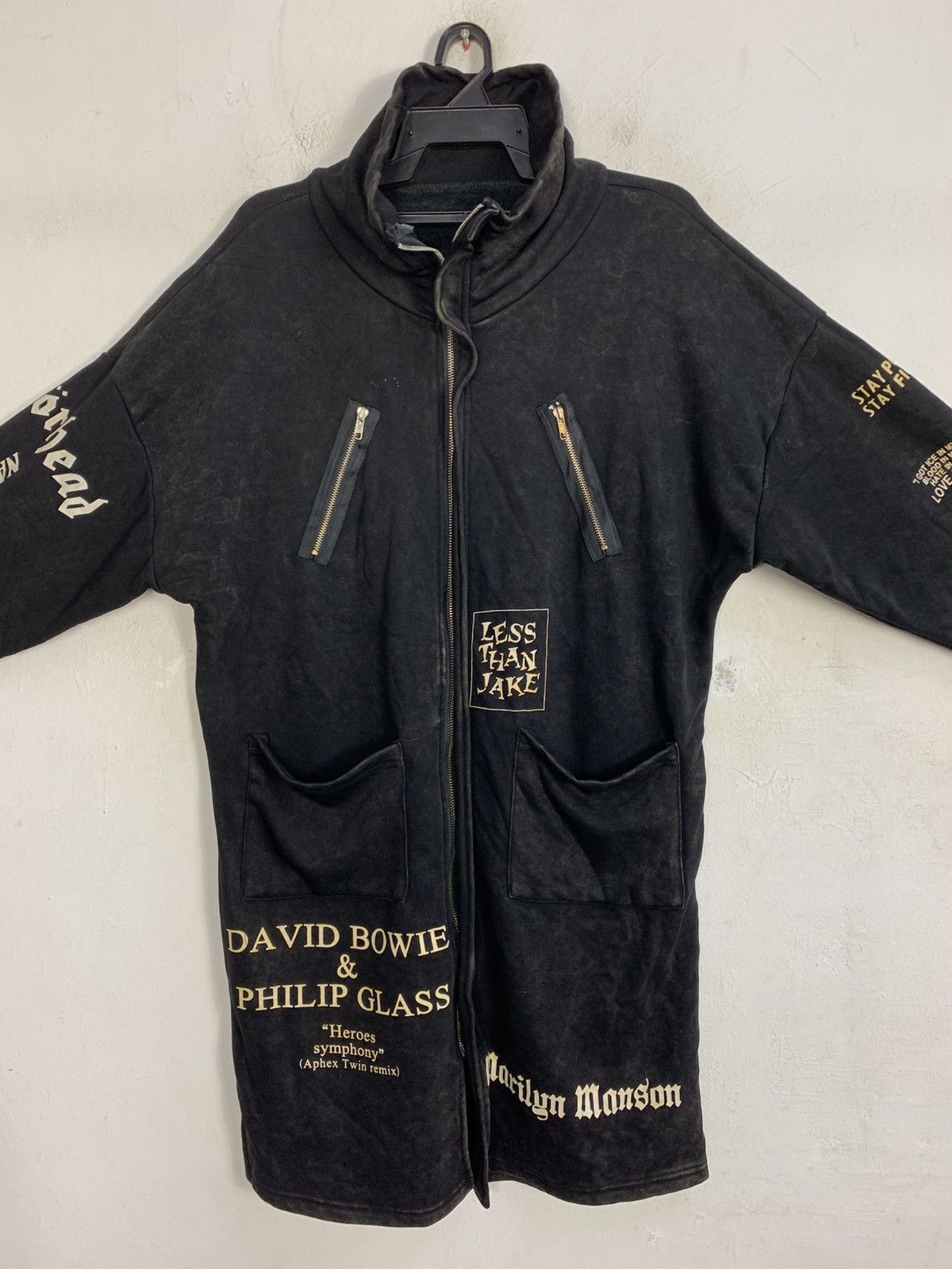 Japanese Brand 1 Hour Hearts Our Veins Name Rock Band List Punk Parka Size L / US 10 / IT 46 - 3 Thumbnail