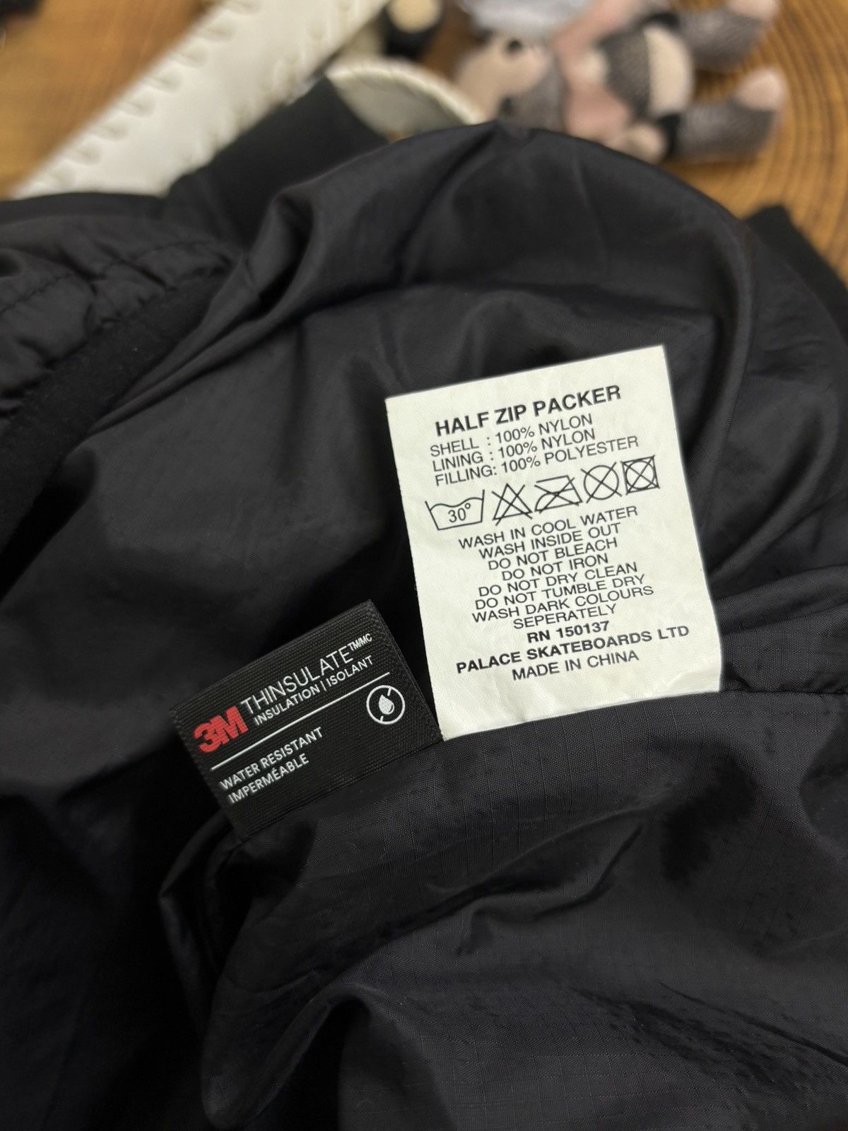 Palace Palace Half Zip Packer Armour Jacket Thinsulate Black L Size US L / EU 52-54 / 3 - 10 Thumbnail