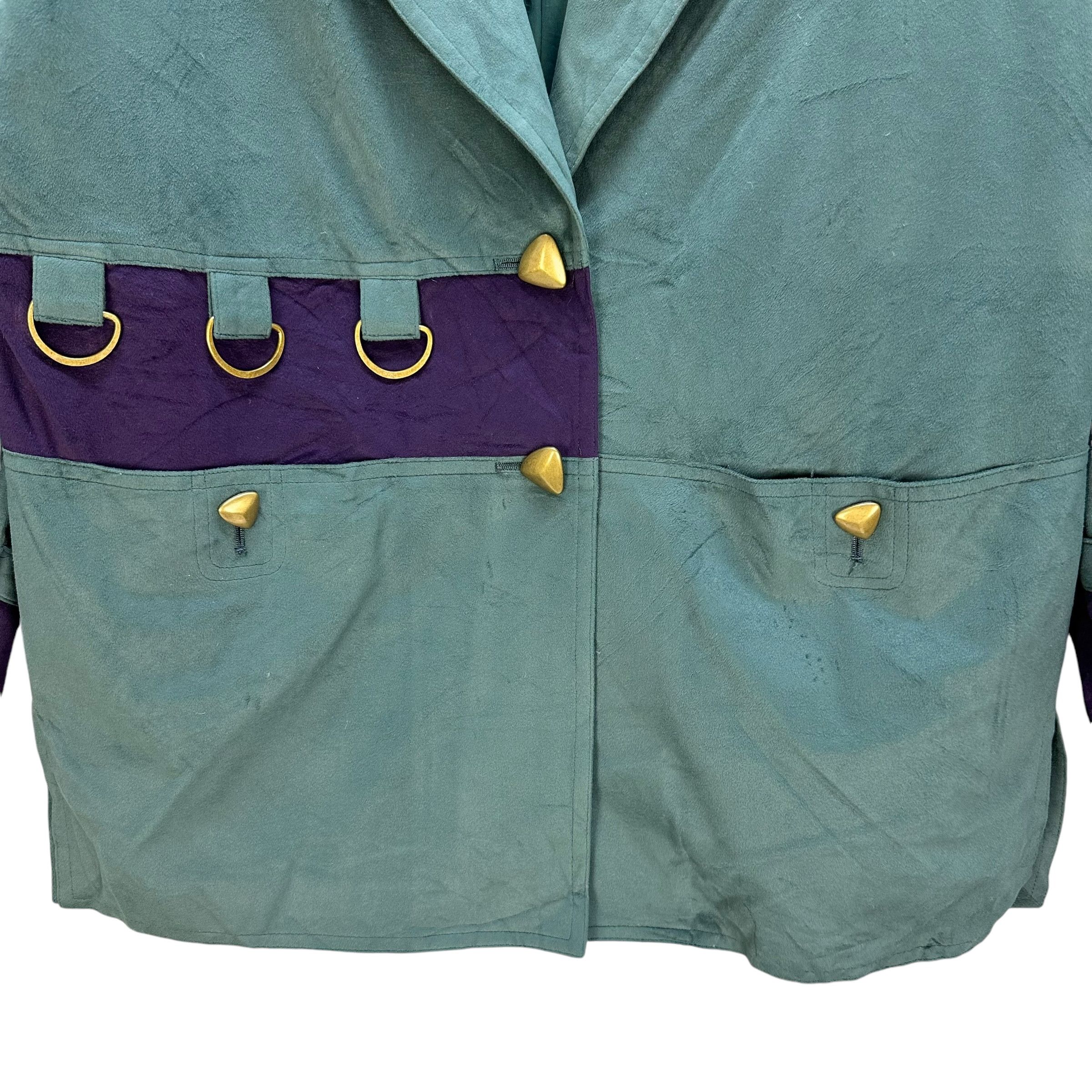 Japanese Brand FRANCA V. PAOLONI Made in Italy Nice Design Jacket #A51-1194 Size M / US 6-8 / IT 42-44 - 3 Thumbnail