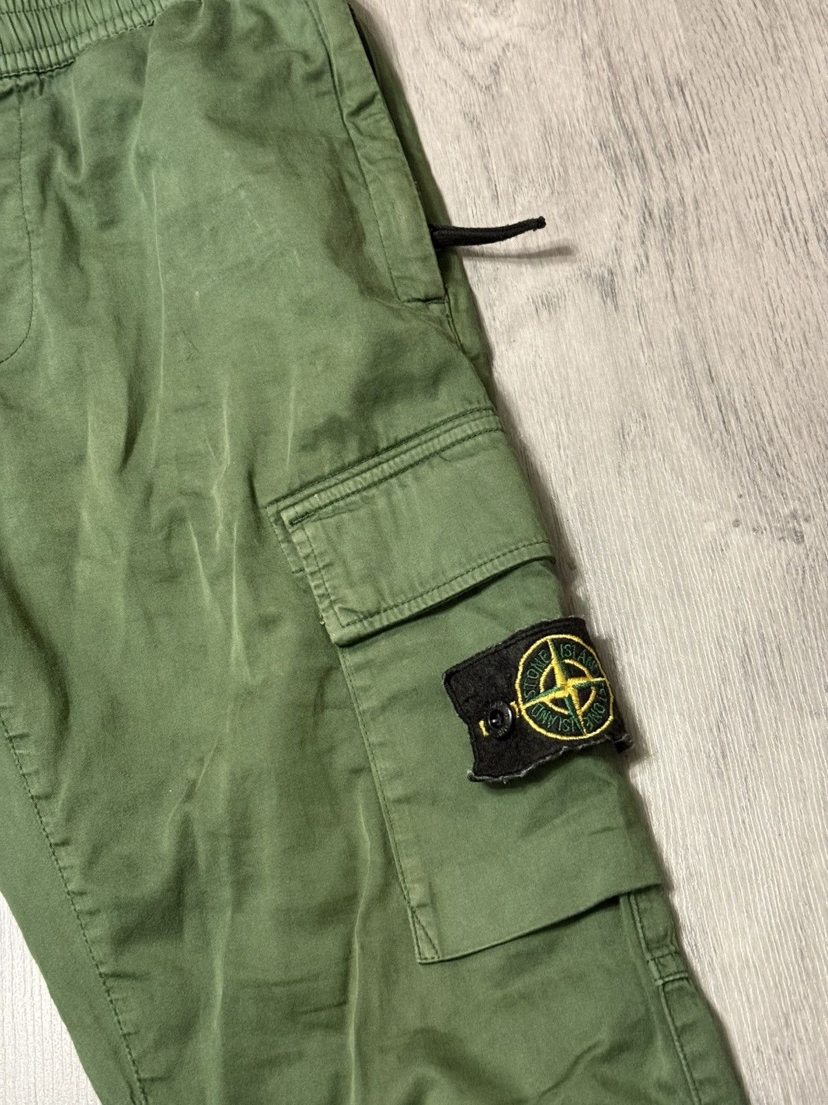 Stone Island Cargo Pants Stone Island Trousers Green Khaki Size US 28 / EU 44 - 2 Thumbnail