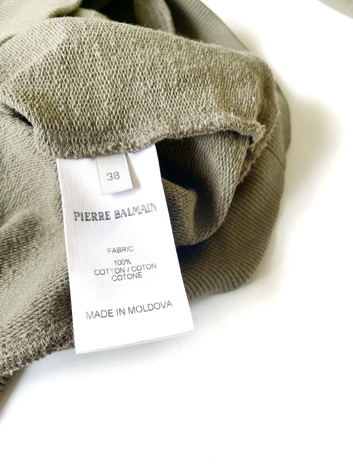 Pierre Balmain Pierre Balmain Big Logo Green Women Sweatshirt Size 38/M Size M / US 6-8 / IT 42-44 - 8 Thumbnail