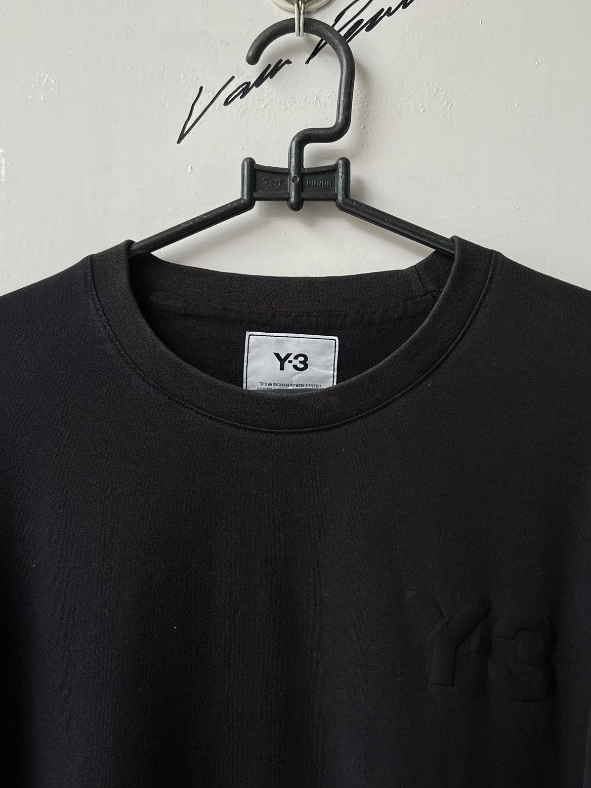 Yohji Yamamoto Y-3 Yohji Yamamoto Black T-shirt Size US L / EU 52-54 / 3 - 13 Thumbnail