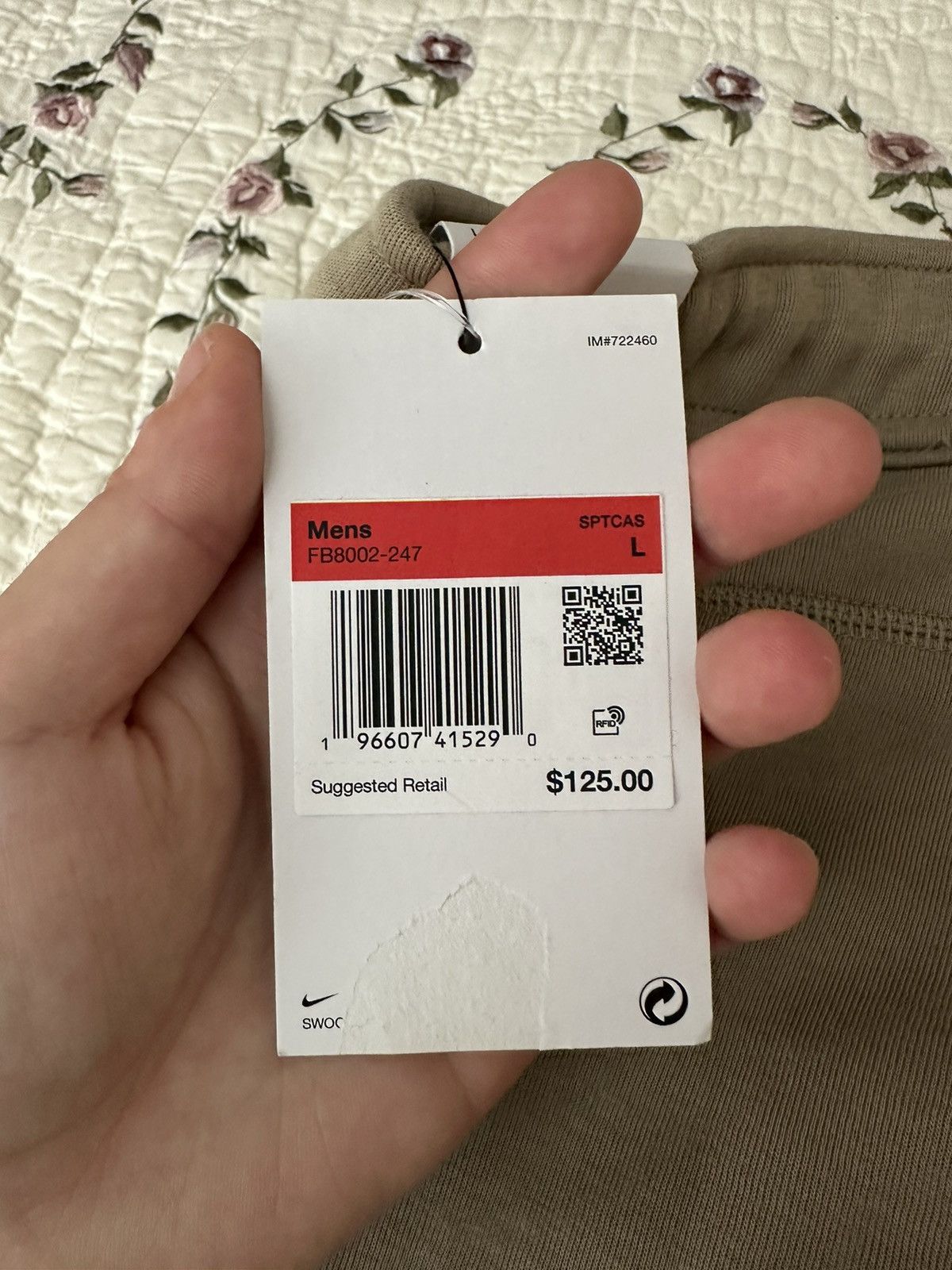 Nike Nike Sportswear Tech Fleece Jogger Pants Khaki/Black Large Size US 38 / EU 54 - 3 Thumbnail