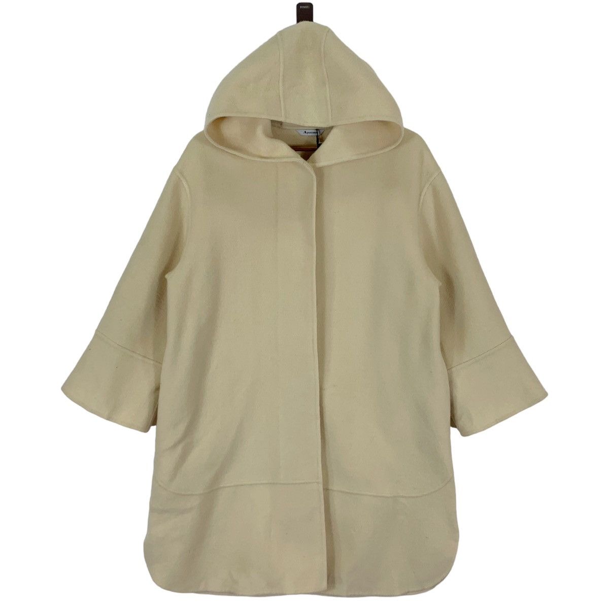 Aquascutum × Designer VINTAGE AQUASCUTUM WOOL HOODIE JACKET Size US M / EU 48-50 / 2 - 1 Thumbnail